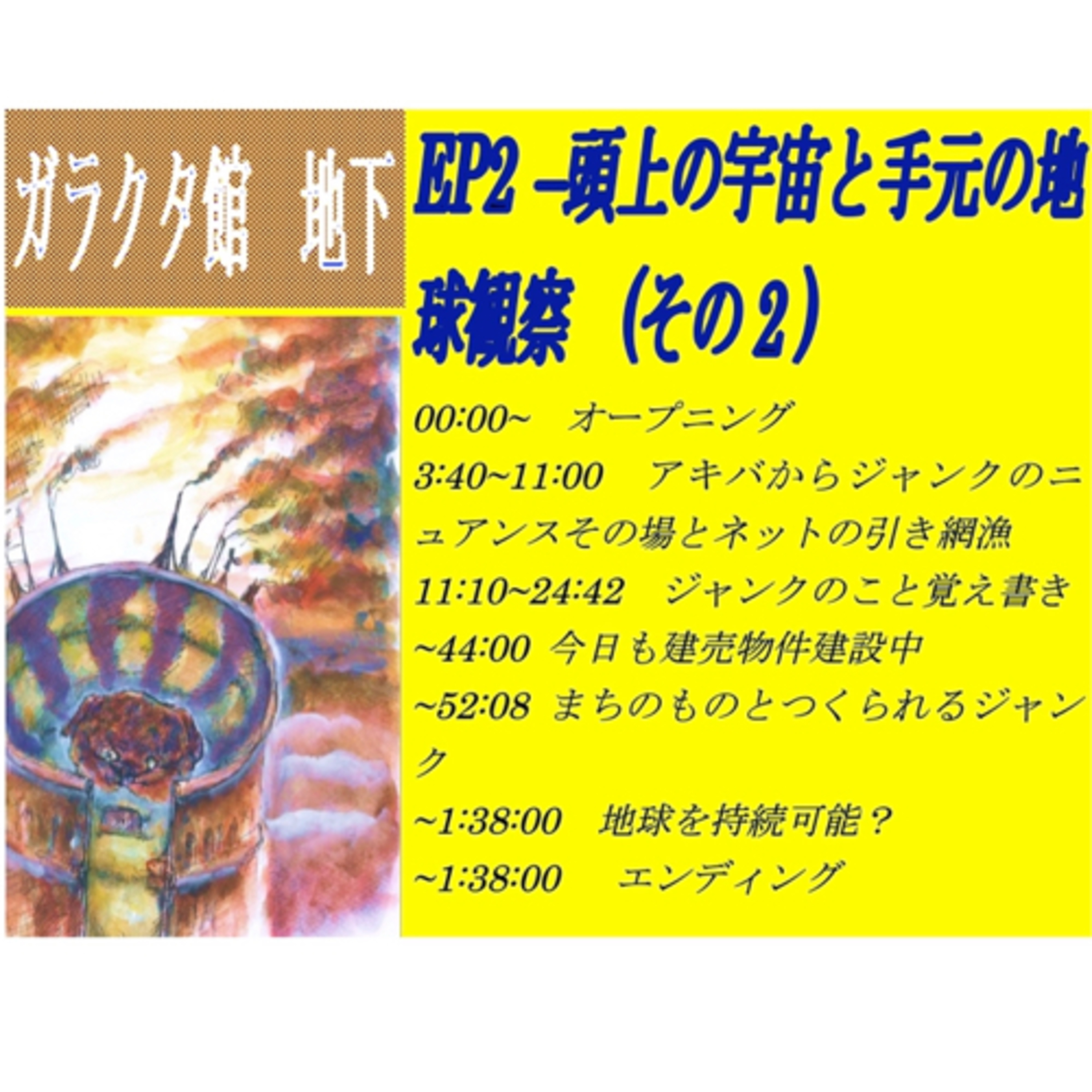EP2-頭上の宇宙と手元の地球観察(その2) episode artwork