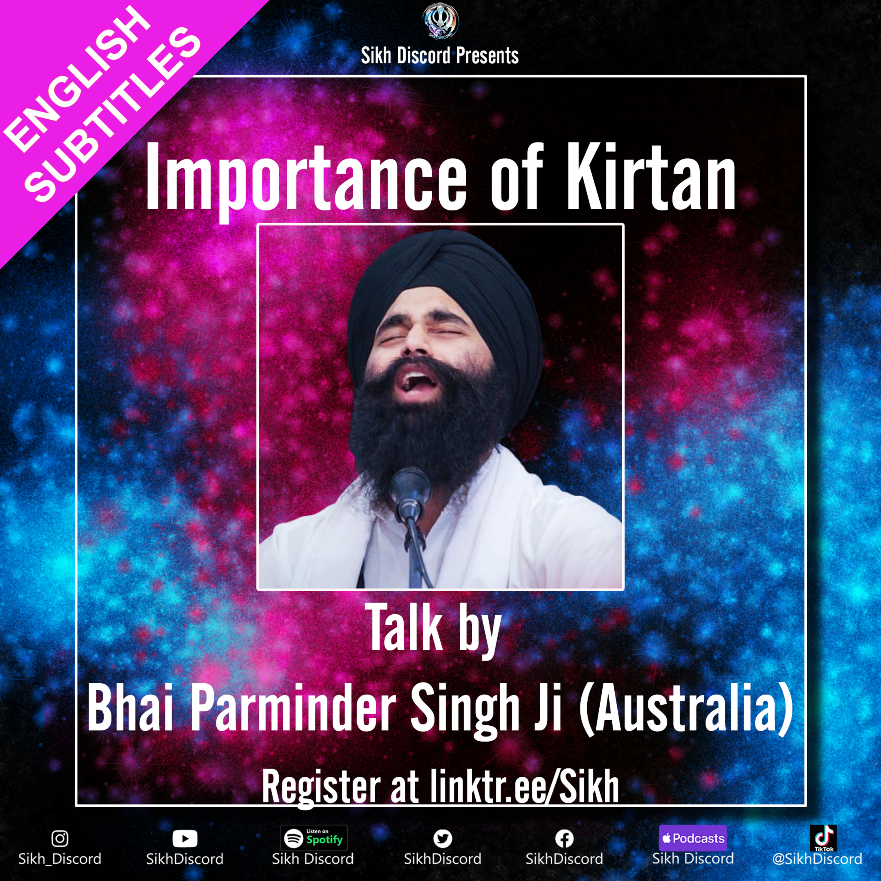 Importance of Kirtan (English Subtitles) | Bhai Parminder Singh Ji | Sikh Discord episode artwork