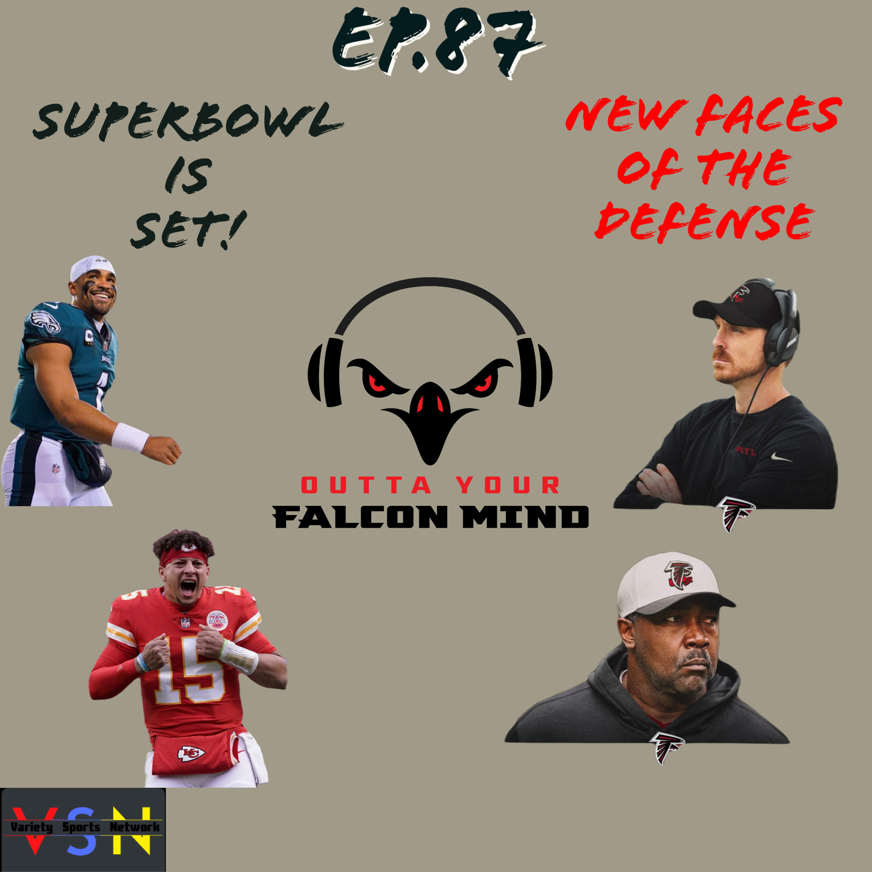 Ep. 87 Superbowl is Set and the New Faces of the Atlanta Falcons Defense! episode artwork