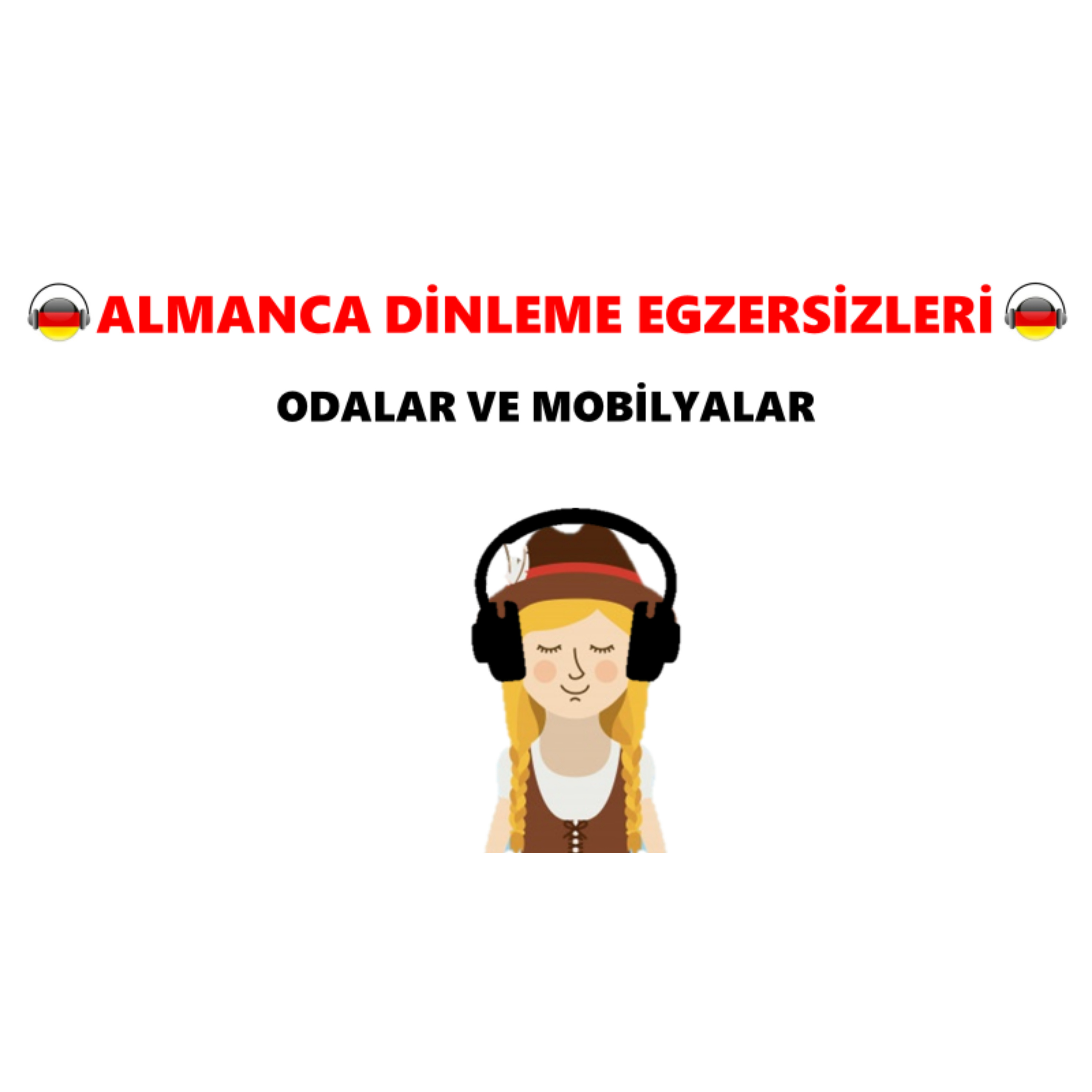 Almanca Odalar, Mobilyalar ve Ev eşyaları