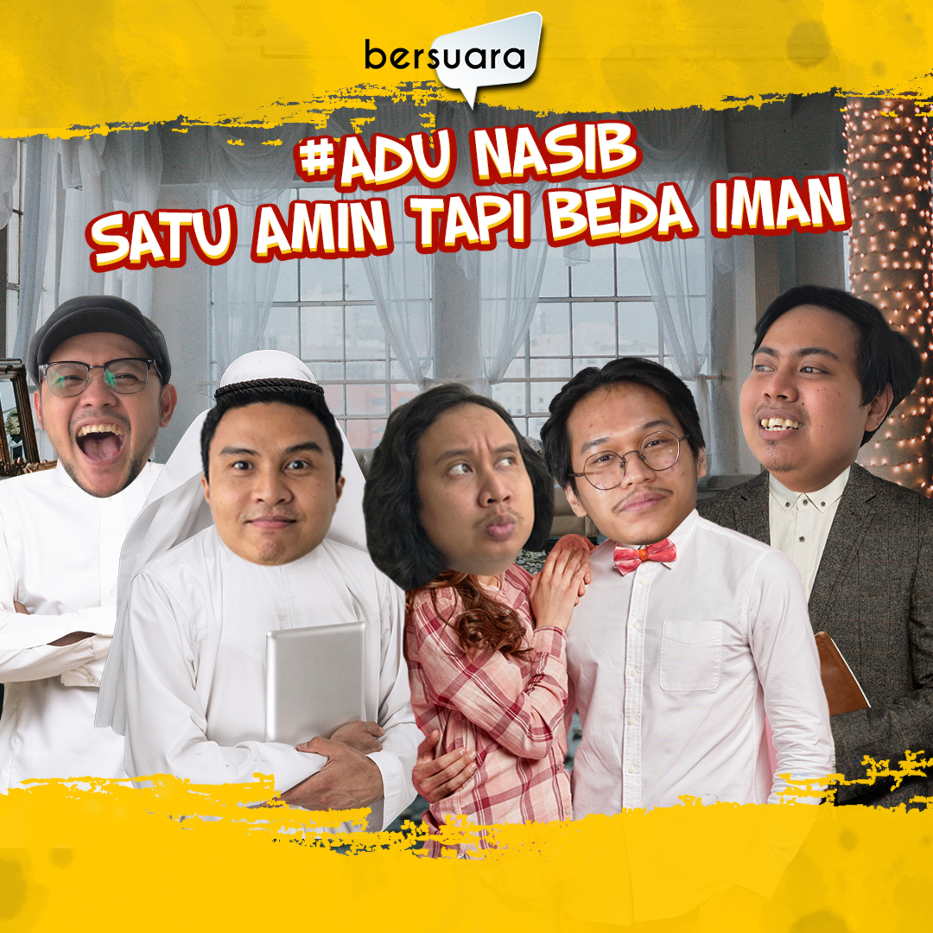 #AduNasib Satu Amin Beda Iman