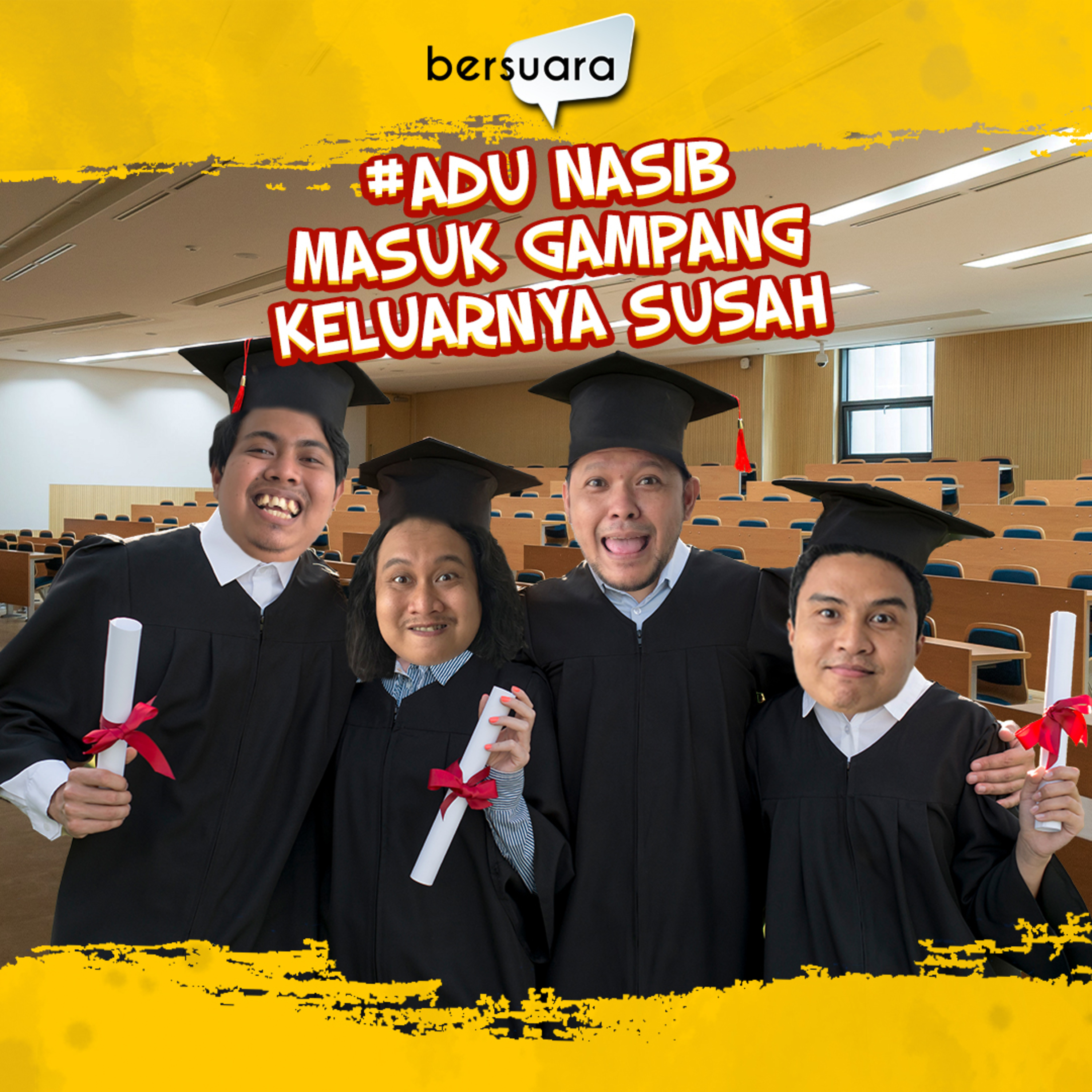 #AduNasib Masuk Gampang Keluarnya Susah
