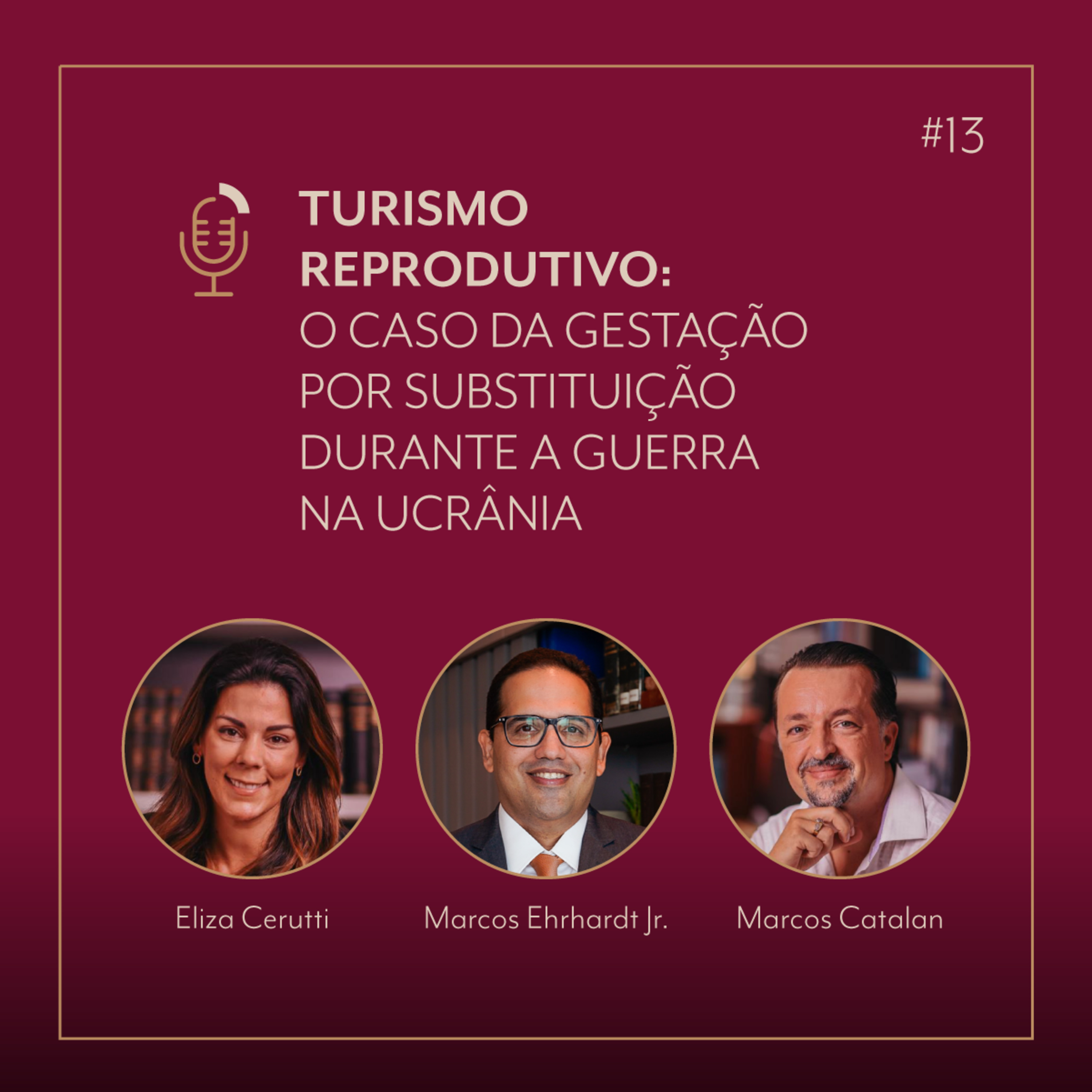 #13 Turismo reprodutivo: o caso da gestação por substituição durante a guerra na Ucrânia com Eliza Cerutti, Marcos Ehrhardt e Marcos Catalan episode artwork