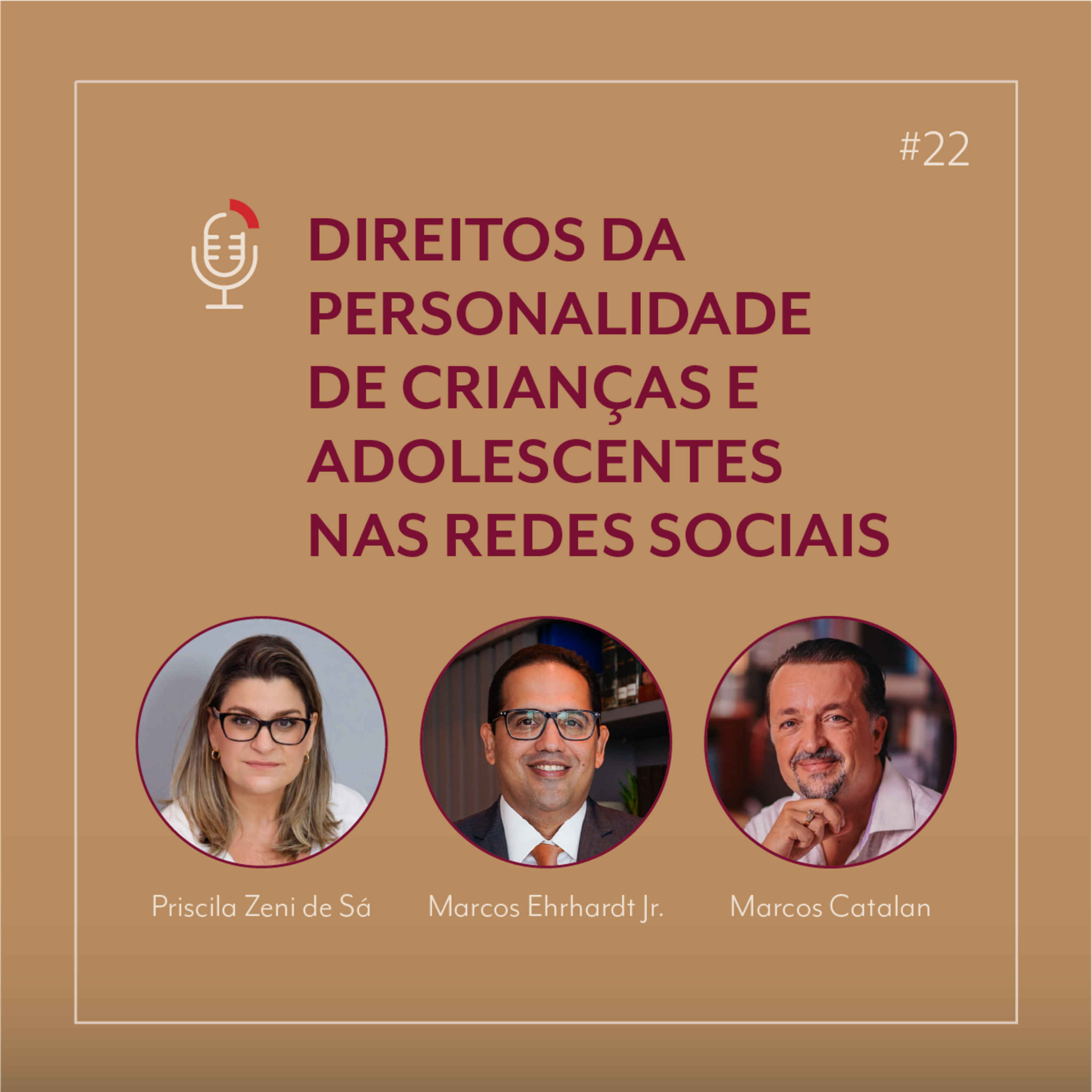 #22 Direitos da personalidade de crianças e adolescentes nas redes sociais com Priscila Zeni de Sá episode artwork