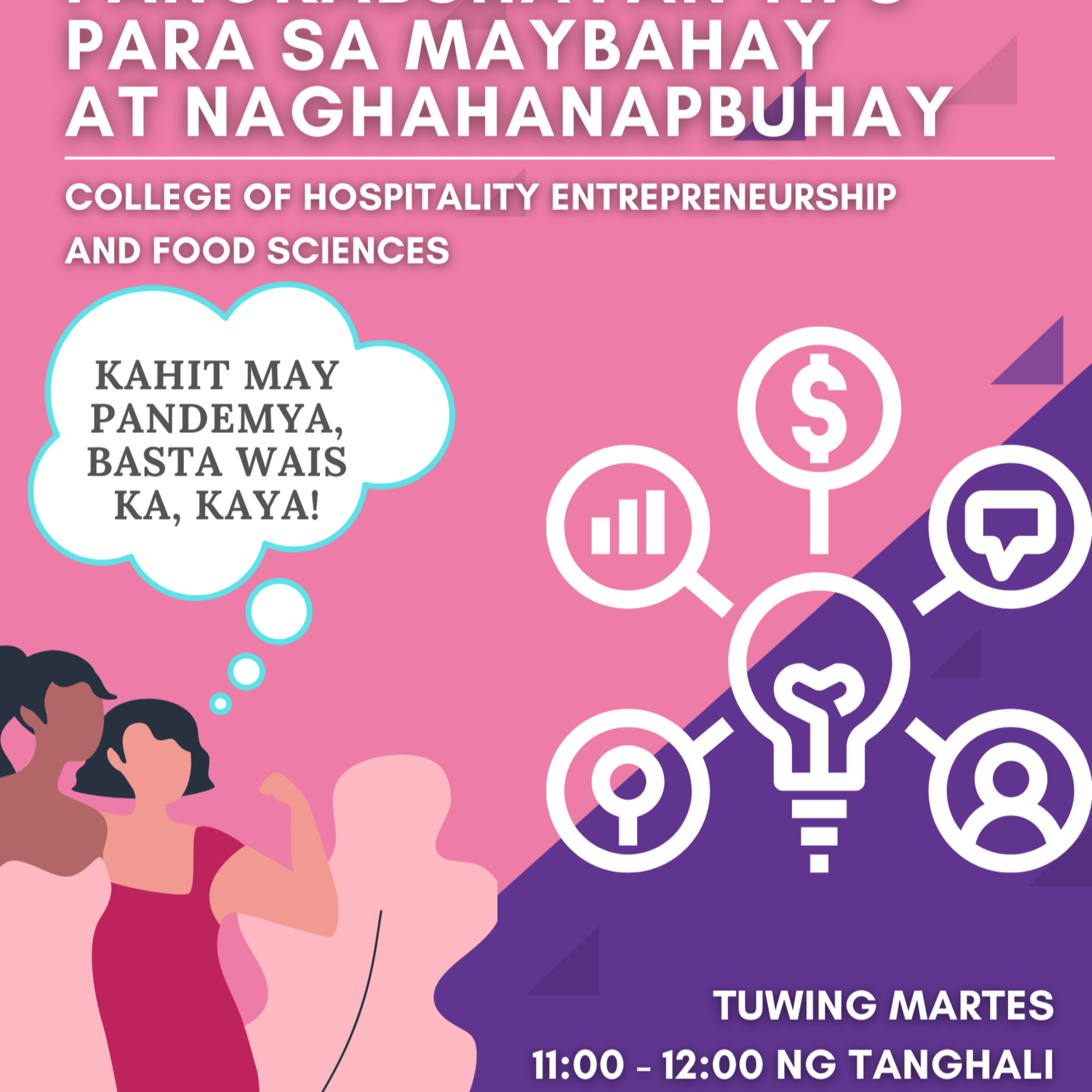 PSAU-CHEFS: Pangkabuhayan Tips para sa Maybahay at Naghahanapbuhay