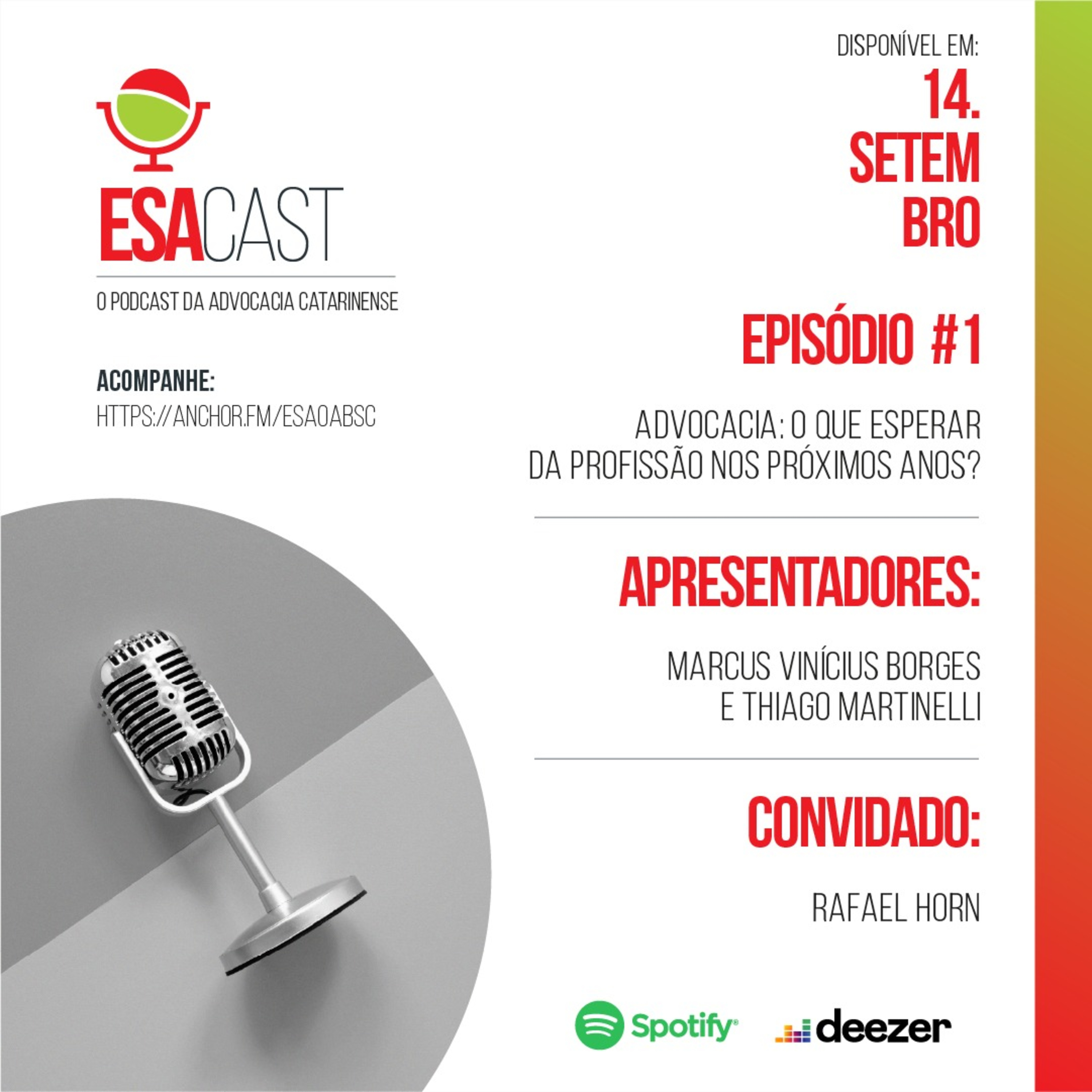 ESACast - o podcast da Advocacia Catarinense