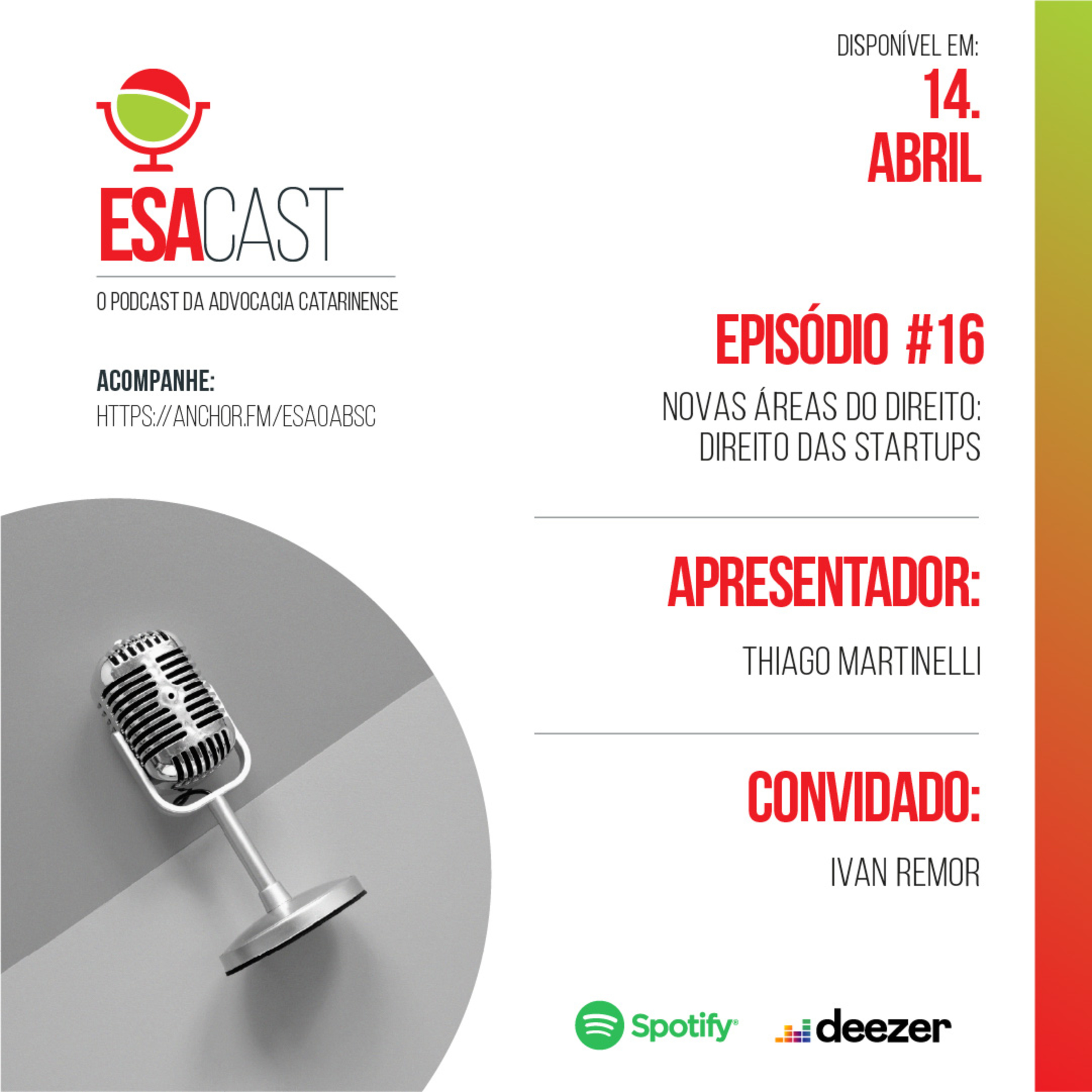 ESACast - o podcast da Advocacia Catarinense