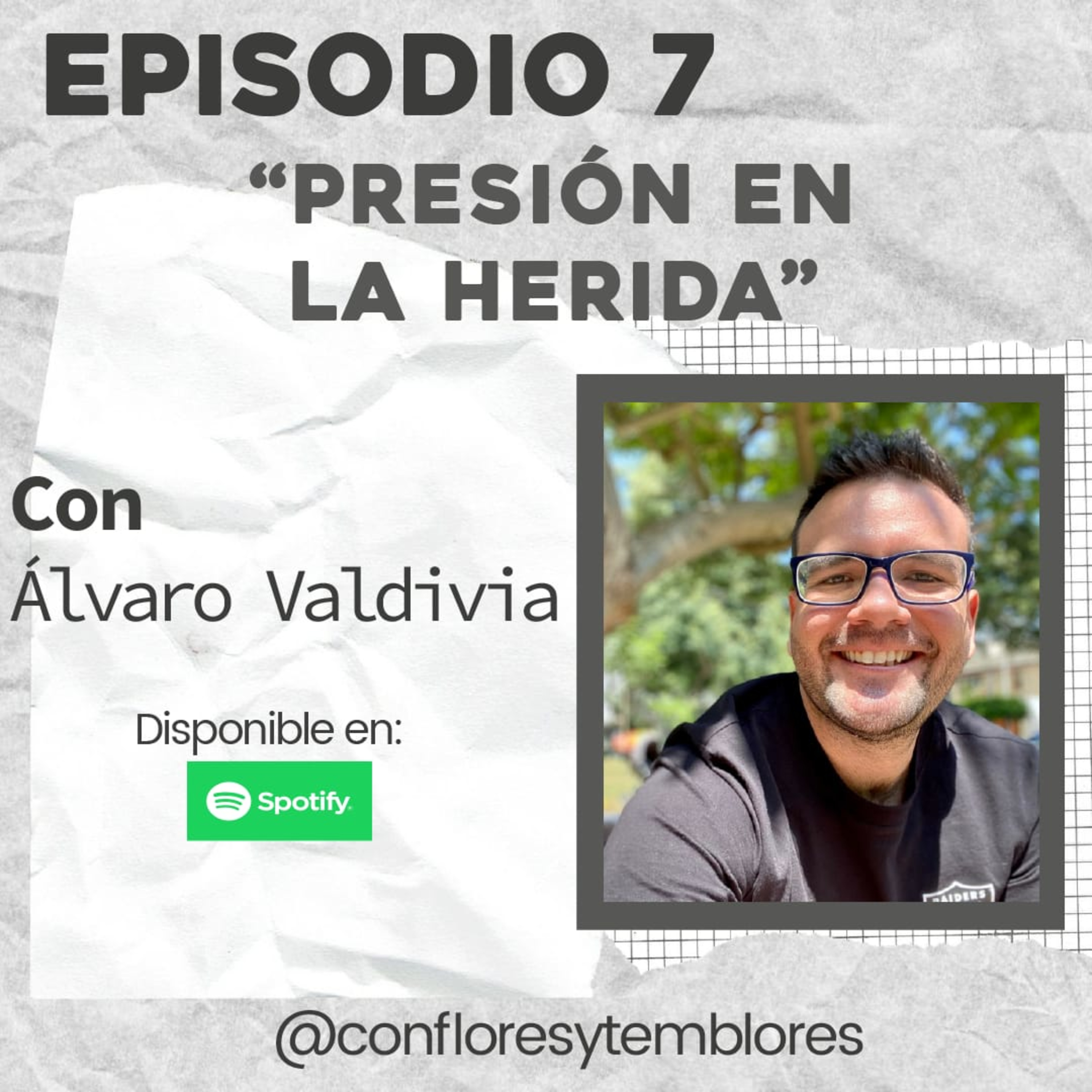 Con flores y temblores