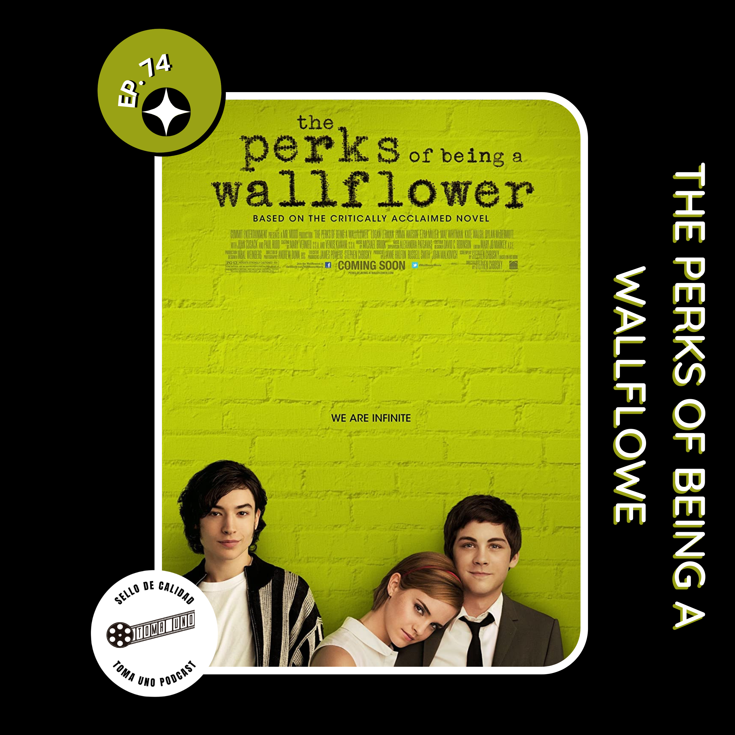 Episodio 74 - Retro Review The Perks of Being a Wallflower (2012)  episode artwork