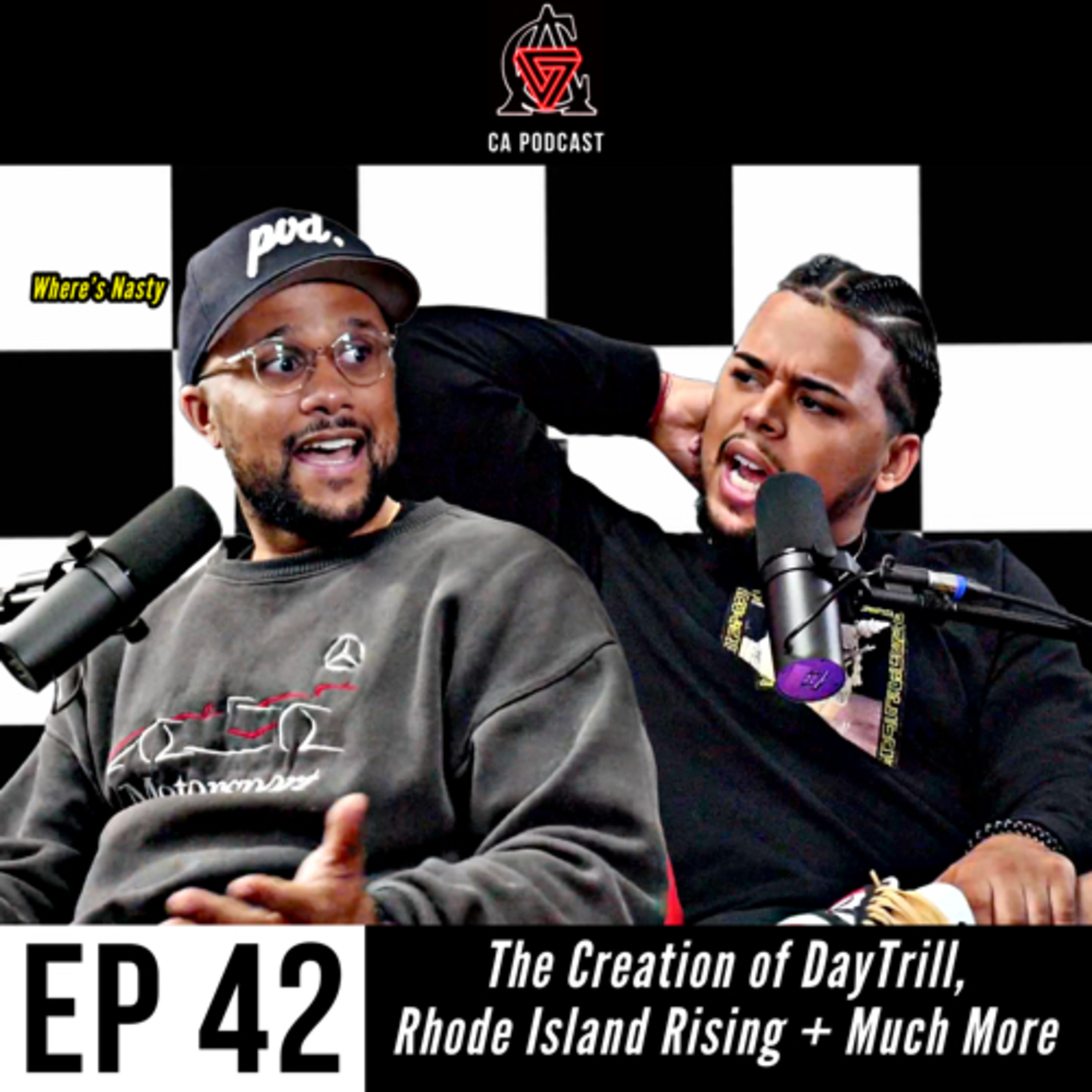 Episode 42 | Did Kanye Set Up Kid Cudi, Kevin Durant Being A Boston Celtic, + DayTrill and Rhode Island History with Where's Nasty episode artwork