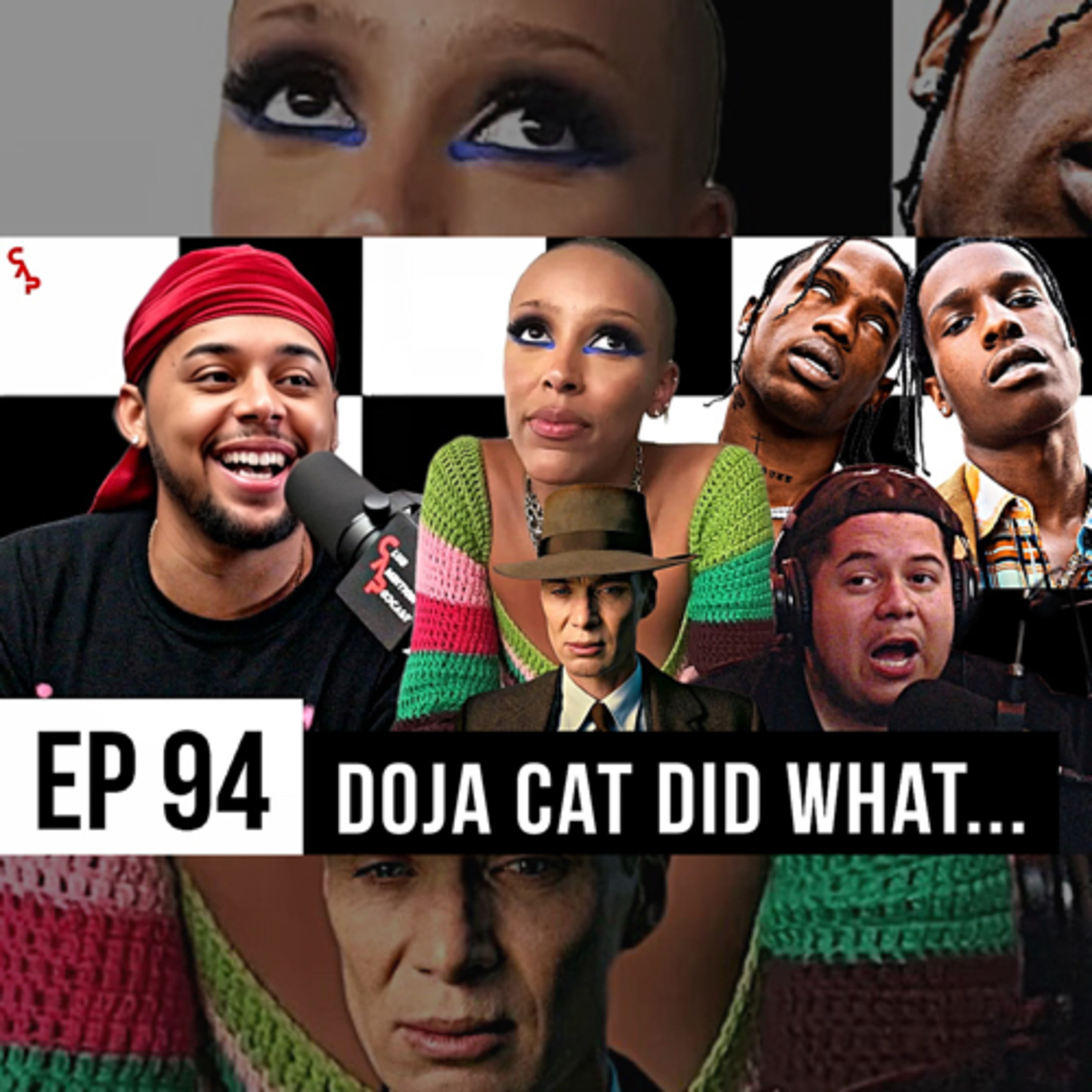 Episode 94 | Doja Cat Attacks Fans, A$AP Rocky Disses Travis Scott, Oppenheimer Review episode artwork
