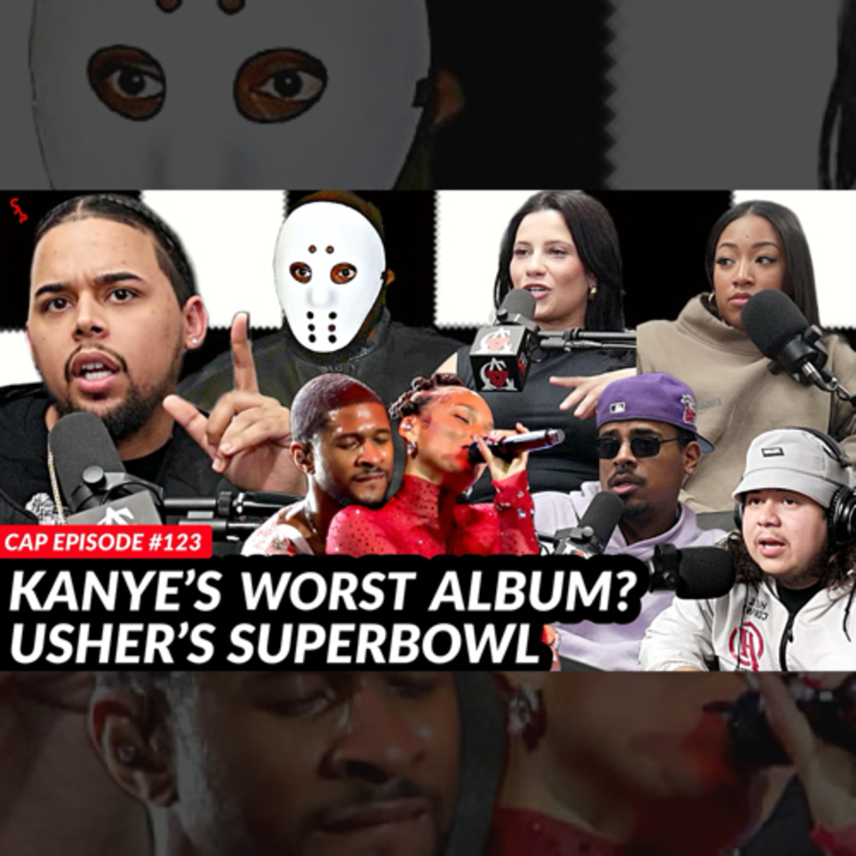Episode 123 | Is This Kanye's Worst Album? Usher & Taylor Swift's Superbowl episode artwork