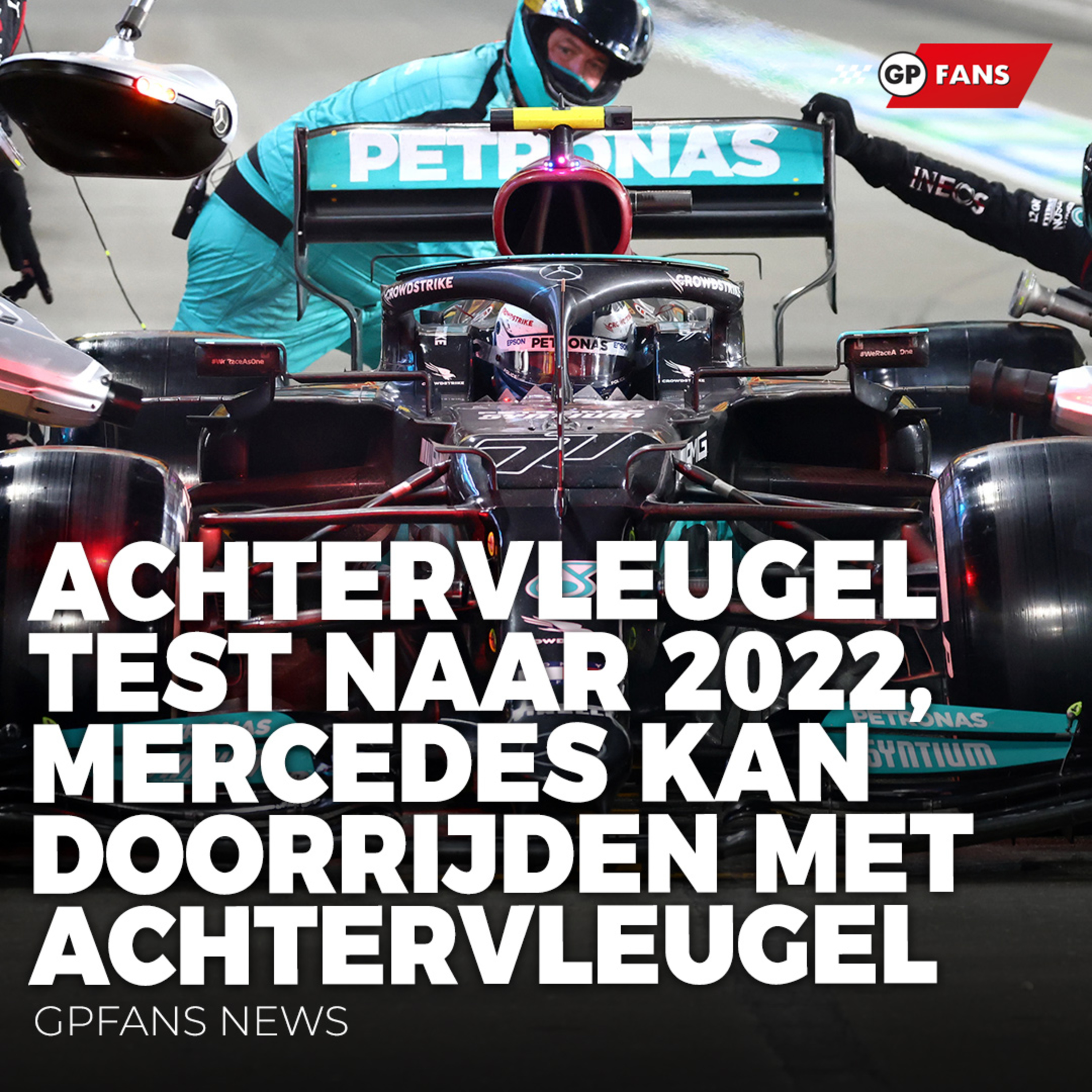 Achtervleugeltest naar 2022, Mercedes kan doorrijden met achtervleugel | GPFans News episode artwork