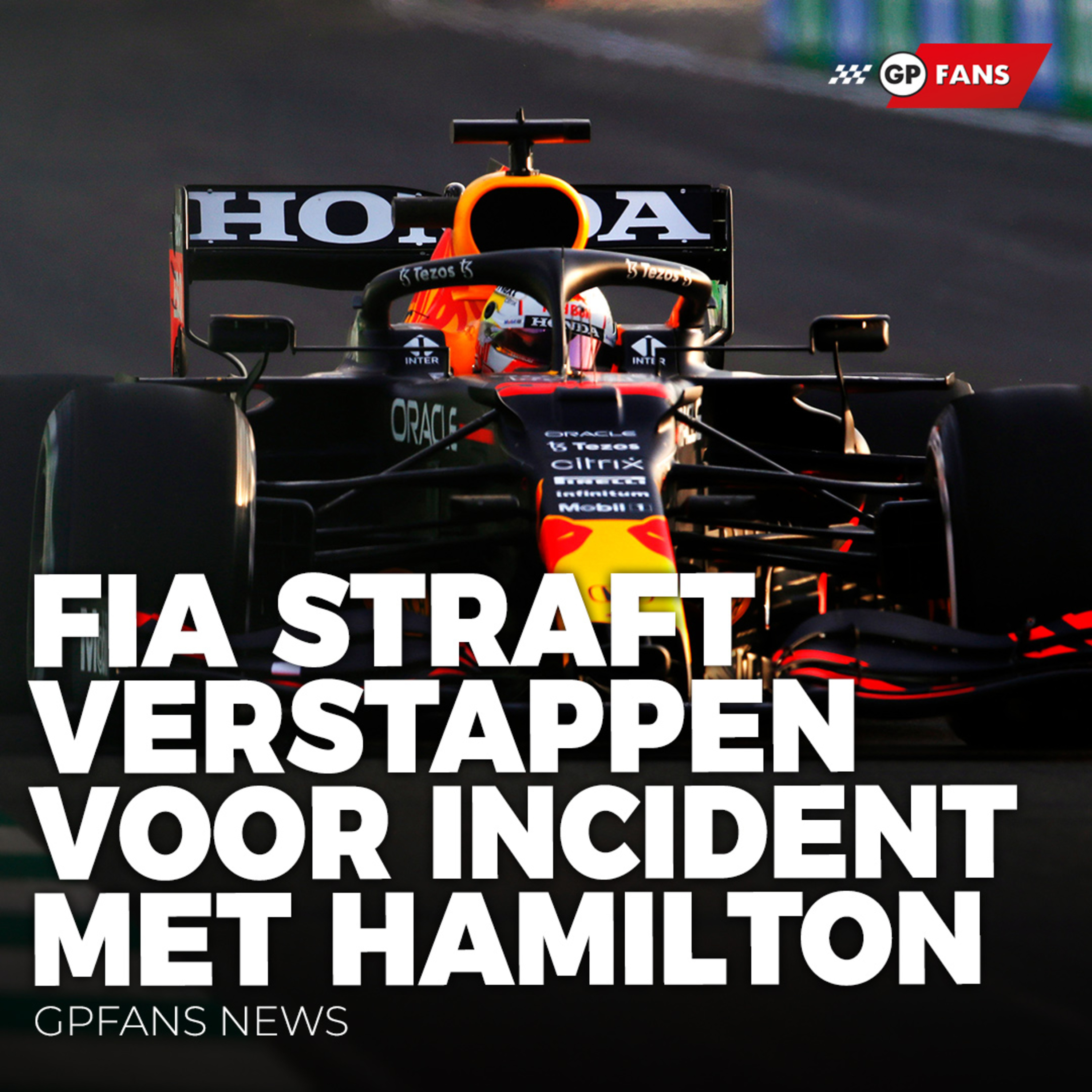 FIA straft Max Verstappen voor incident met Lewis Hamilton, Red Bull niet in beroep | GPFans News episode artwork