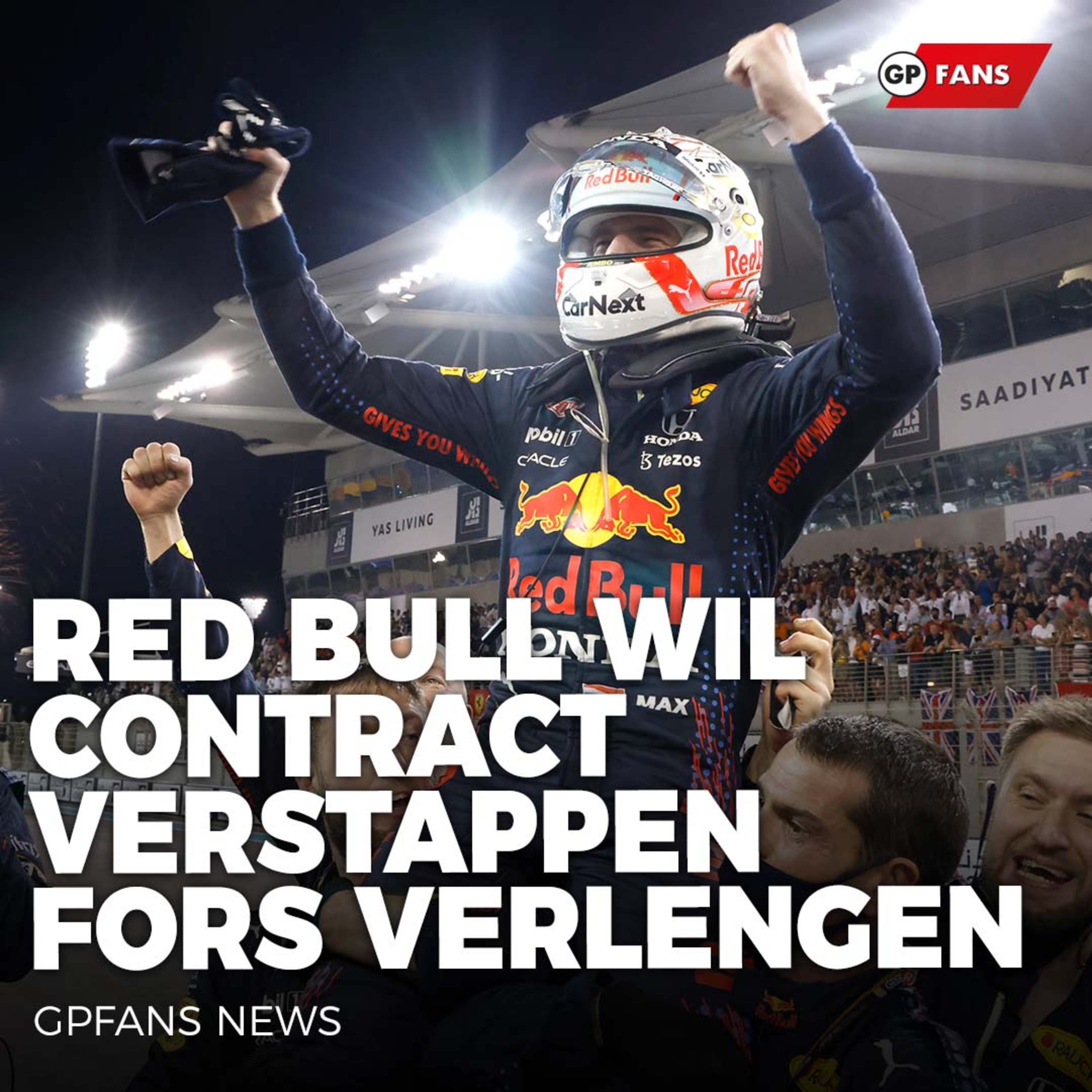 Red Bull wil contract Verstappen fors verlengen, Honda-kopstuk verlaat Japanners voor Powertrains | GPFans News episode artwork