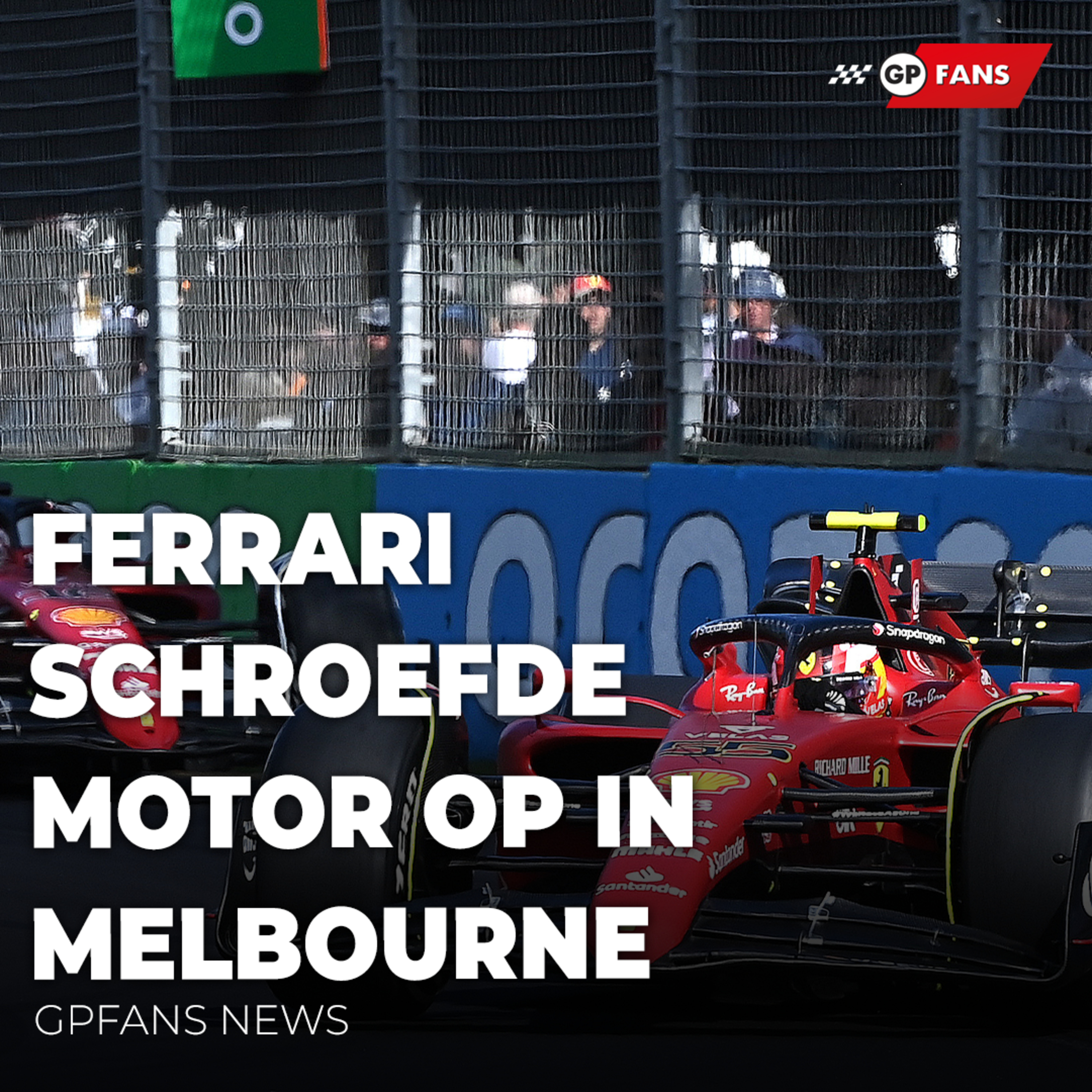'Ferrari schroefde motor op in Melbourne om Red Bull te counteren' | GPFans News  episode artwork