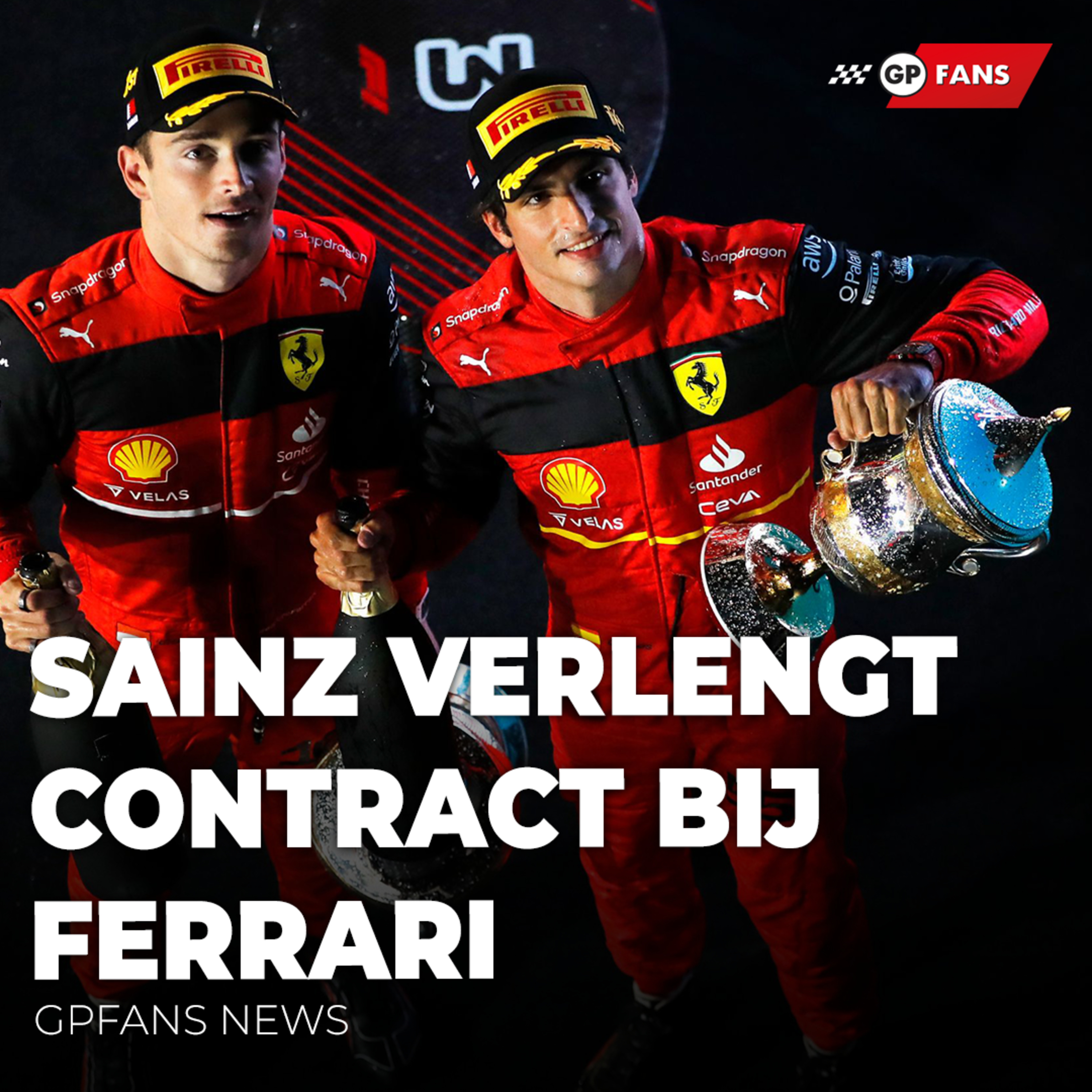 Sainz verlengt contract bij Ferrari, Red Bull komt toch met updates | GPFans News episode artwork