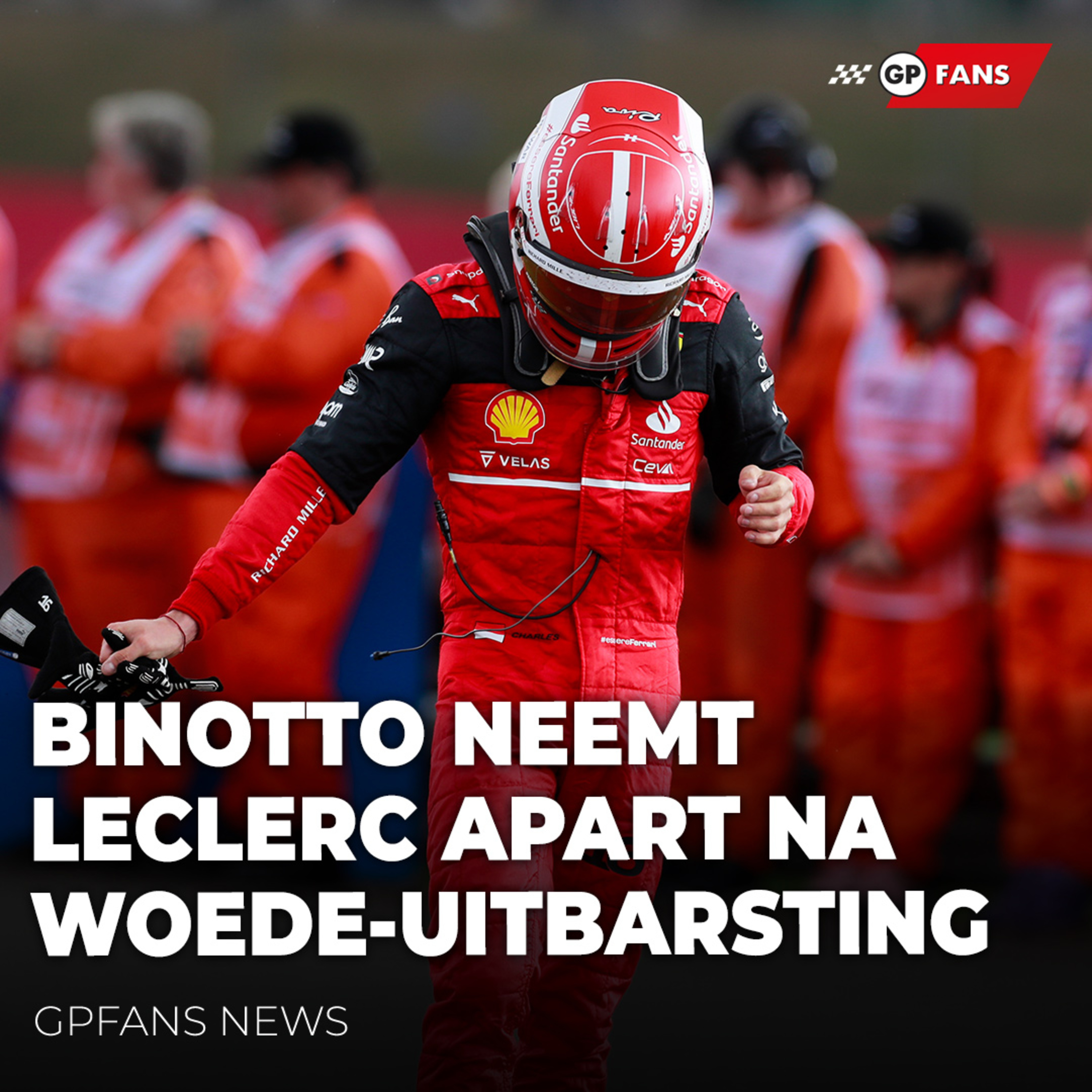 Binotto neemt Leclerc apart na woede-uitbarsting, Verstappen verklaart problemen | GPFans Race Day episode artwork
