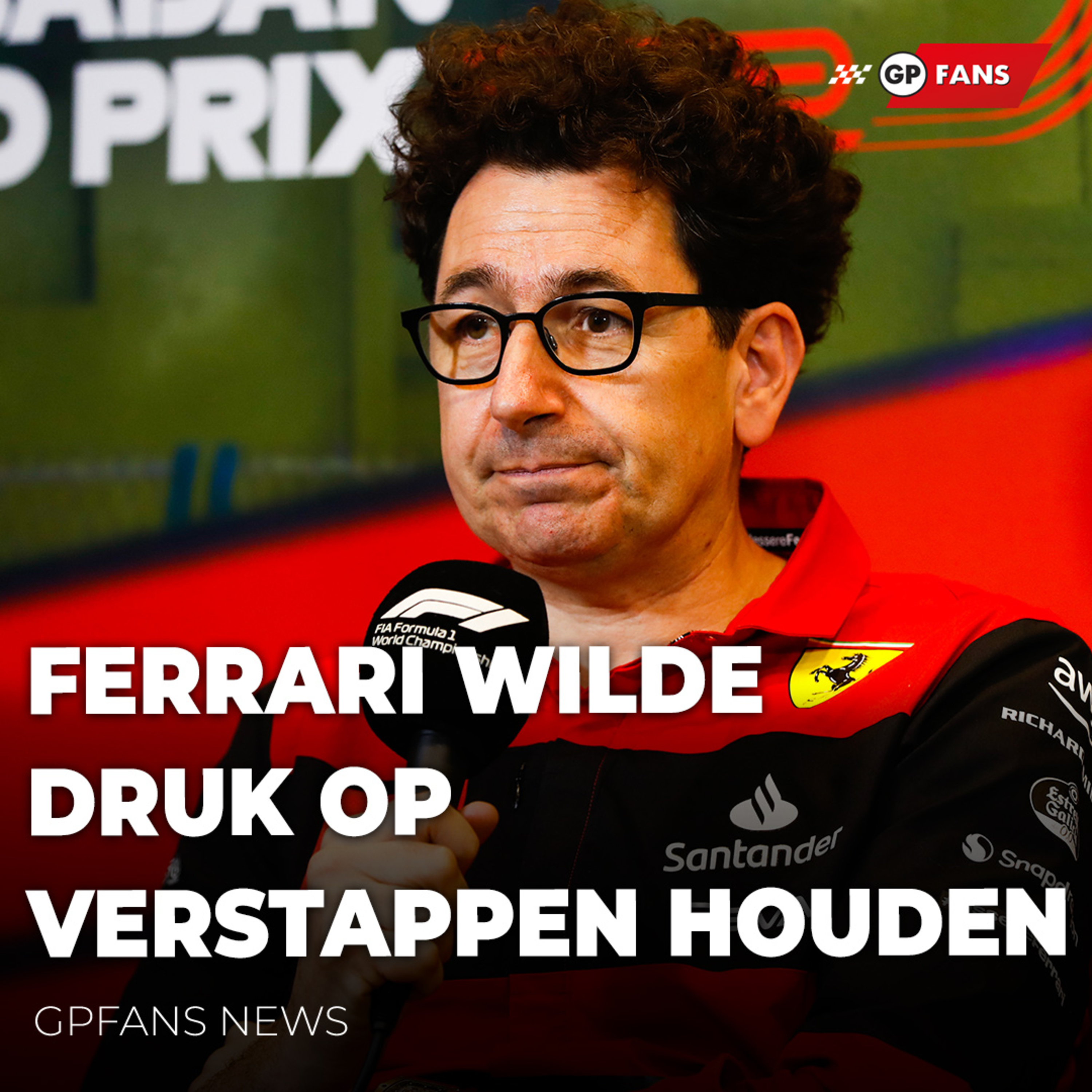 Ferrari wilde druk op Verstappen houden, Max over grensoverschrijdend gedrag: "Mag niet gebeuren" episode artwork