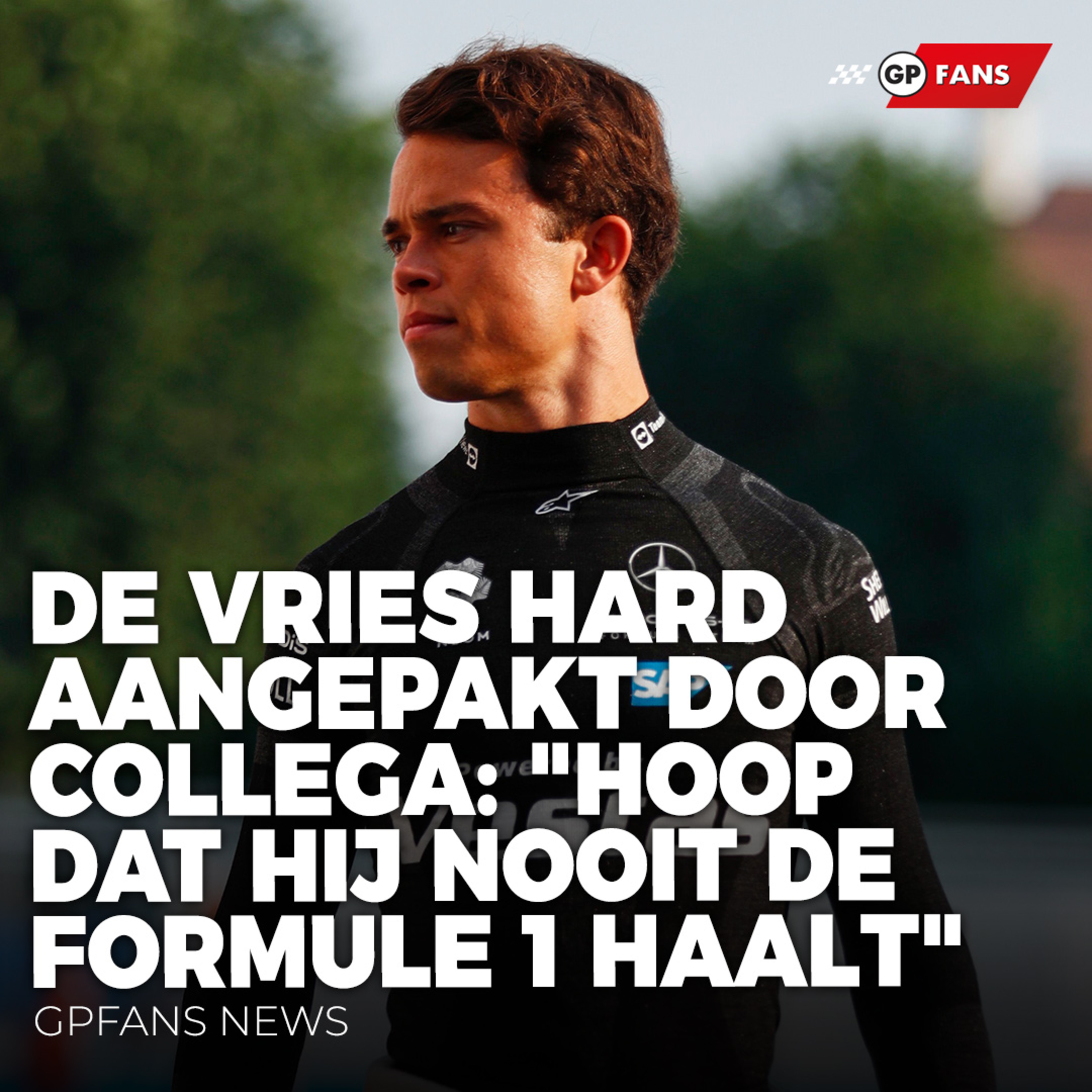 De Vries hard aangepakt door collega: "Hoop dat hij nooit de Formule 1 haalt" | GPFans News episode artwork