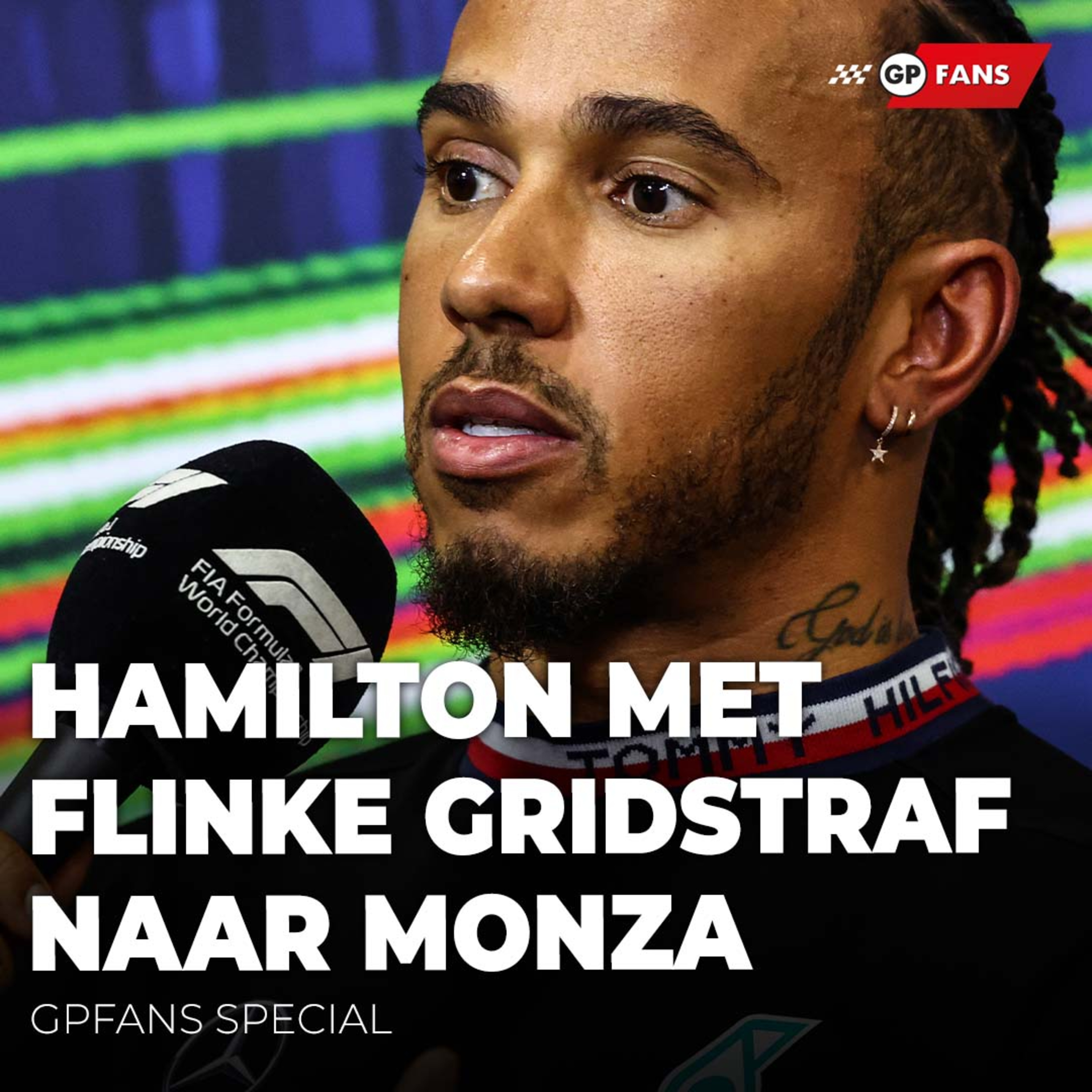Hamilton met flinke gridstraf naar Monza, Ferrari onder vergrootglas | GPFans Special episode artwork