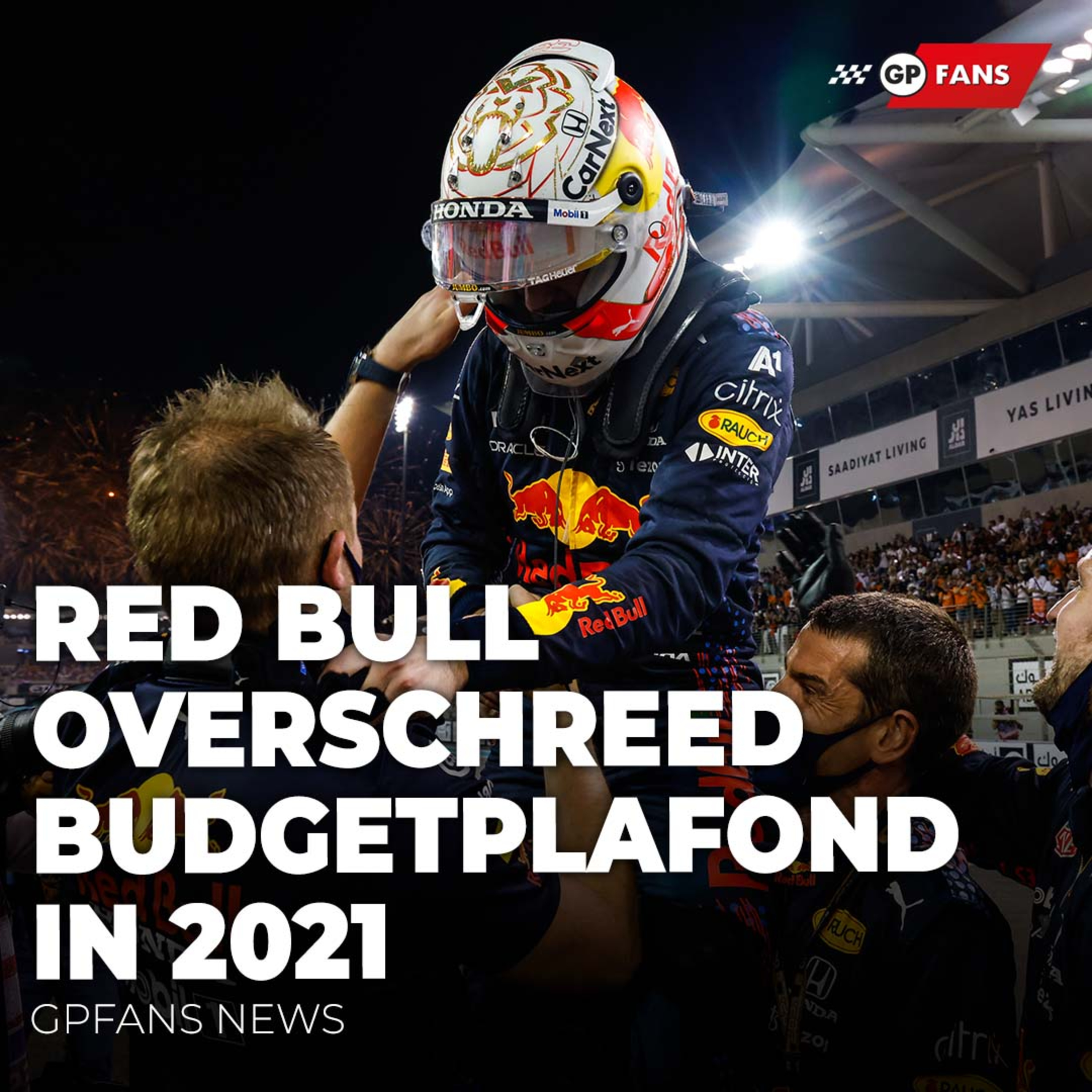 'Red Bull overschreed budgetplafond in 2021 met kampioensauto Max Verstappen' | GPFans News episode artwork