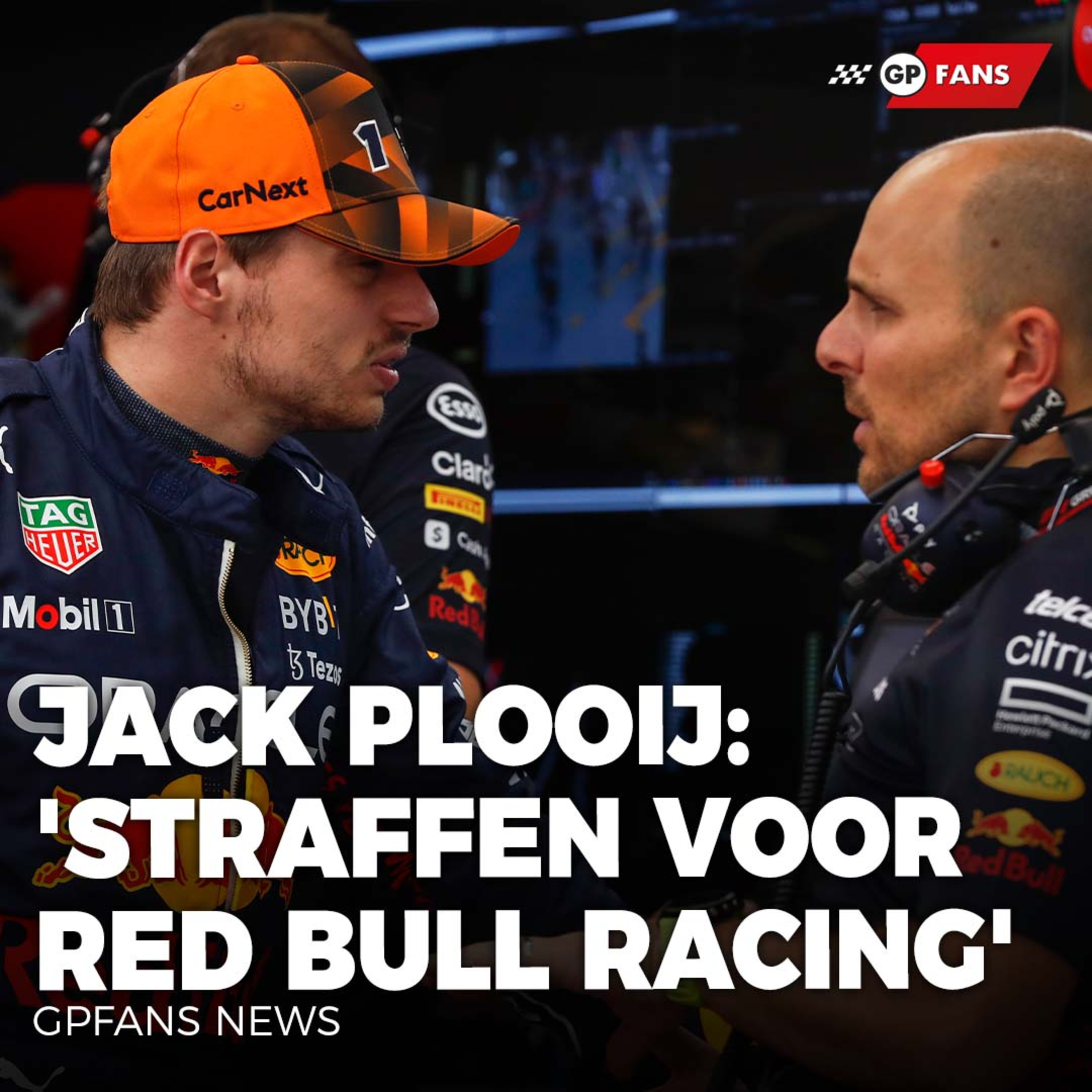 Plooij: 'Straffen voor Red Bull Racing', Verstappen had geen zin om te praten | GPFans News episode artwork