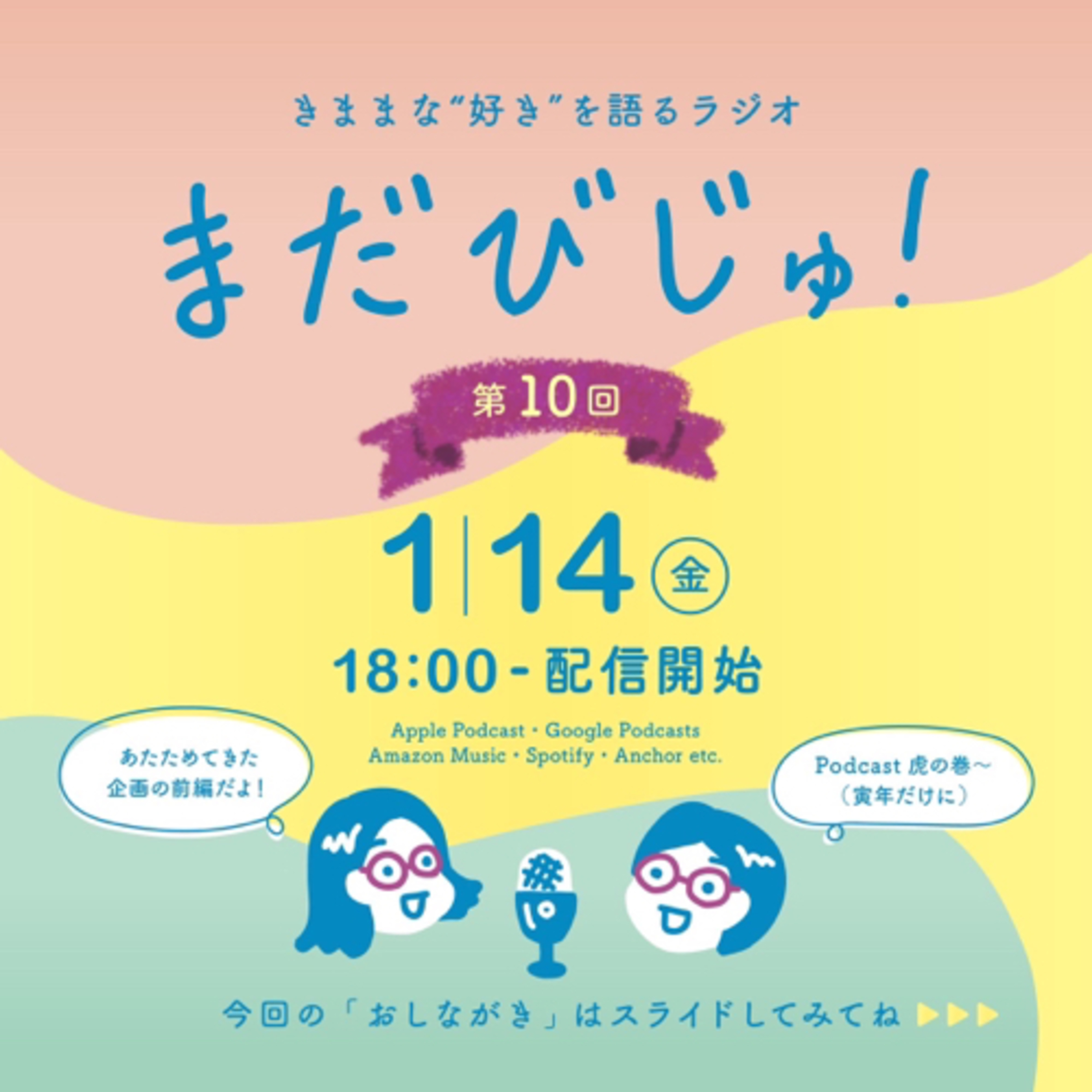 第10回：【前編】ポッドキャスト虎の巻！新しいこと始めてみよう！〜構想編〜 episode artwork