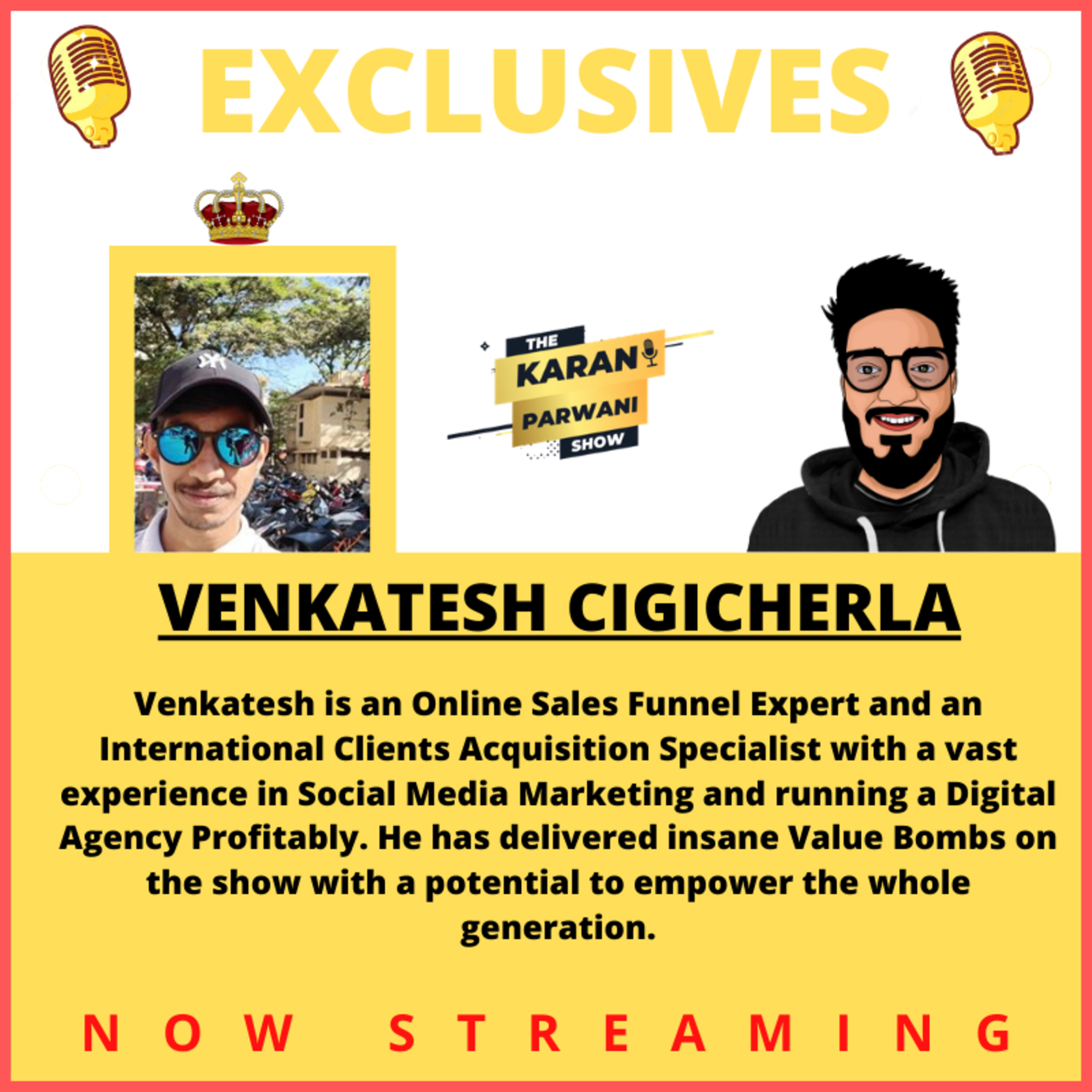 The KaranParwani Show - Entrepreneurship and Marketing Podcast