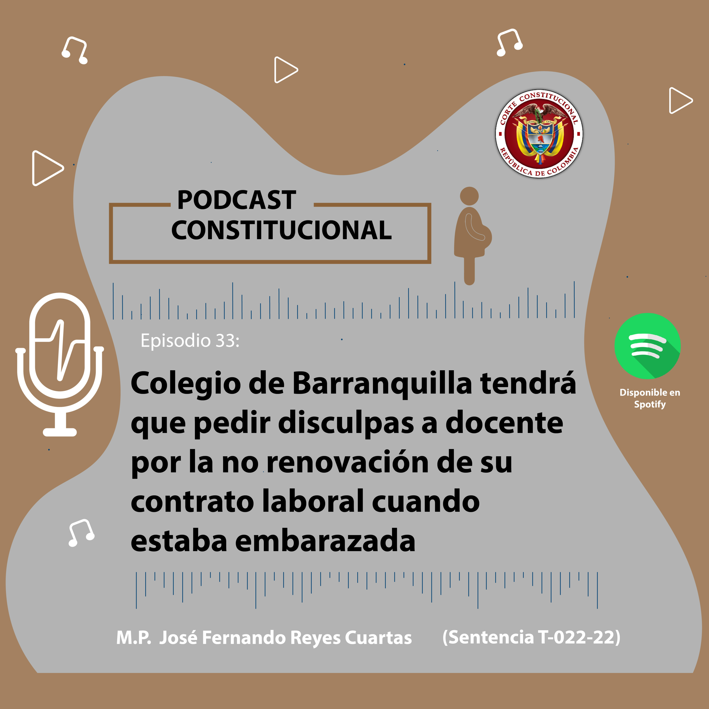 Capítulo No.33. Colegio de Barranquilla tendrá que pedir disculpas a docente por la no renovación de su contrato laboral cuando estaba embarazada episode artwork