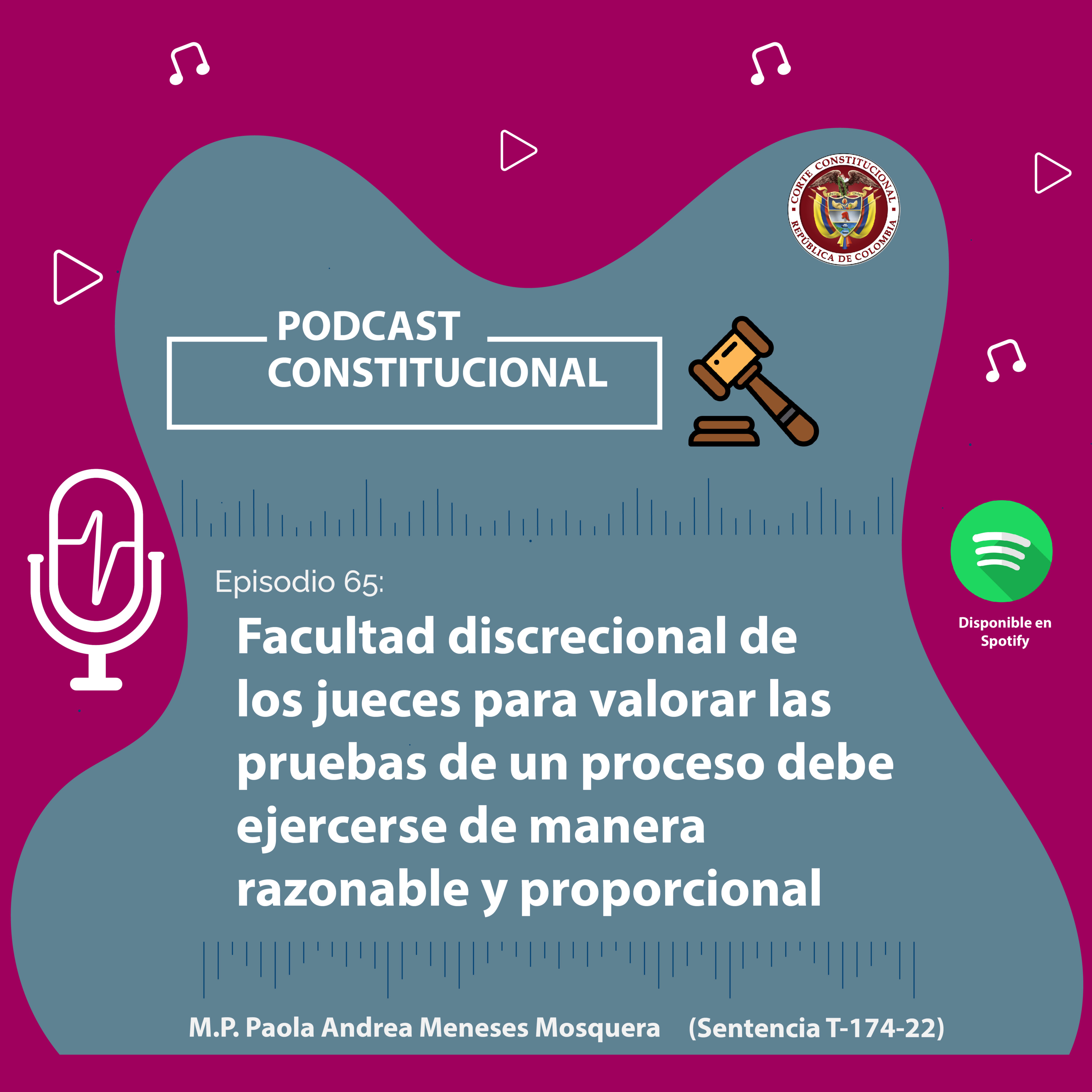Capítulo No.65. Facultad discrecional de los jueces para valorar las pruebas de un proceso debe ejercerse de manera razonable y proporcional episode artwork