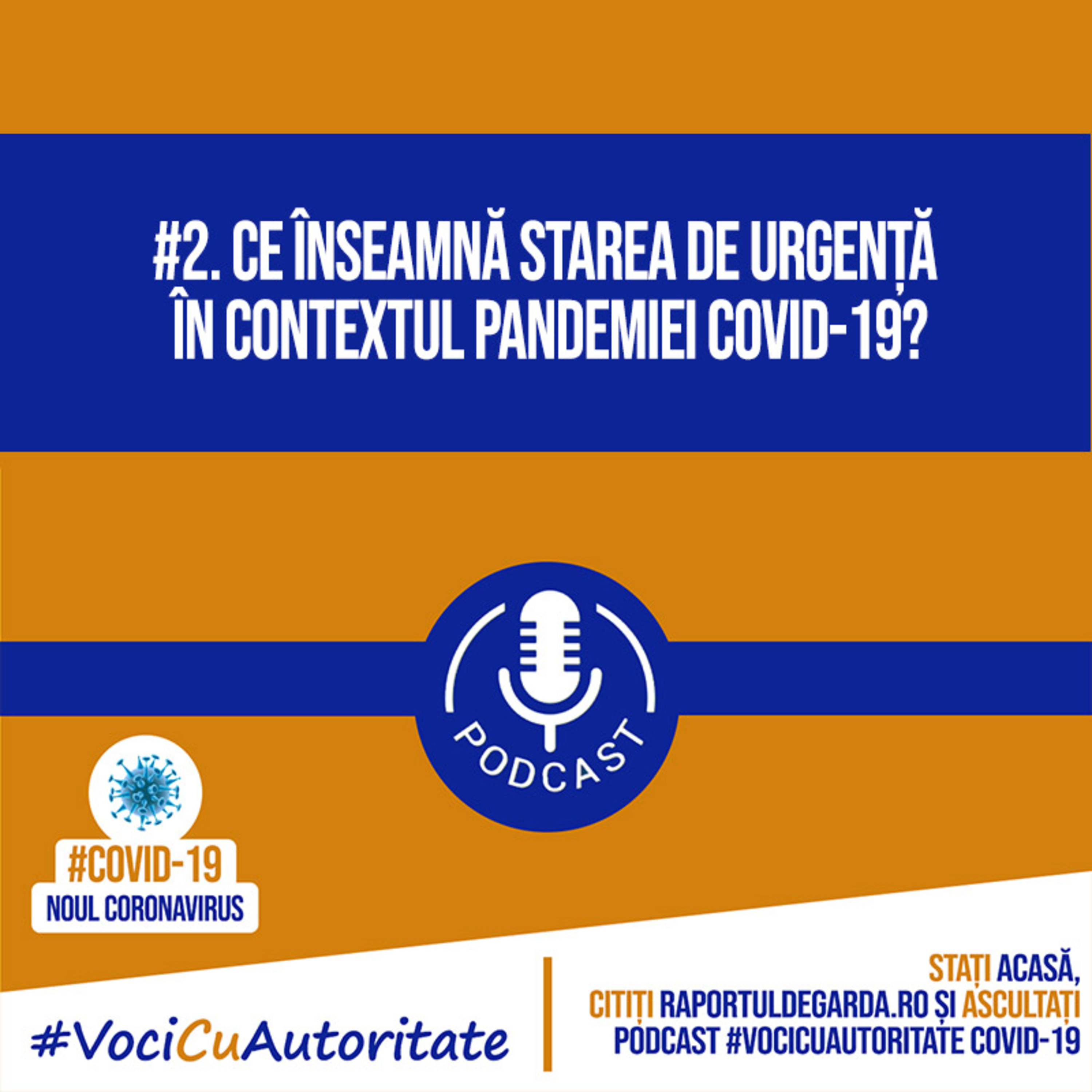 #VociCuAutoritate. Podcast COVID-19: Ce înseamnă starea de urgență în contextul pandemiei? episode artwork
