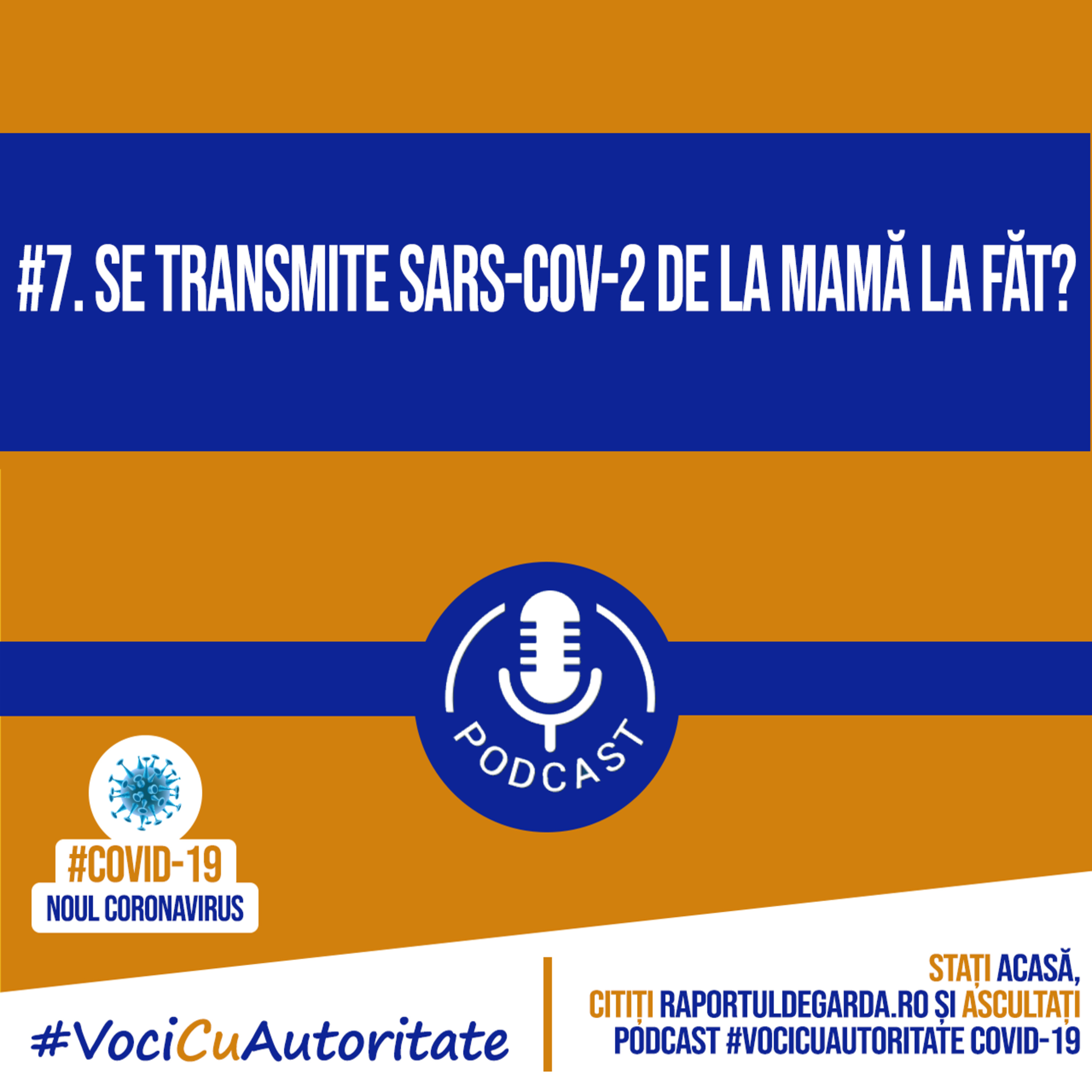 #VociCuAutoritate. Podcast COVID-19: Se transmite SARS-CoV-2 de la mamă la făt? Ce măsuri de distanțare au adoptat statele europene episode artwork