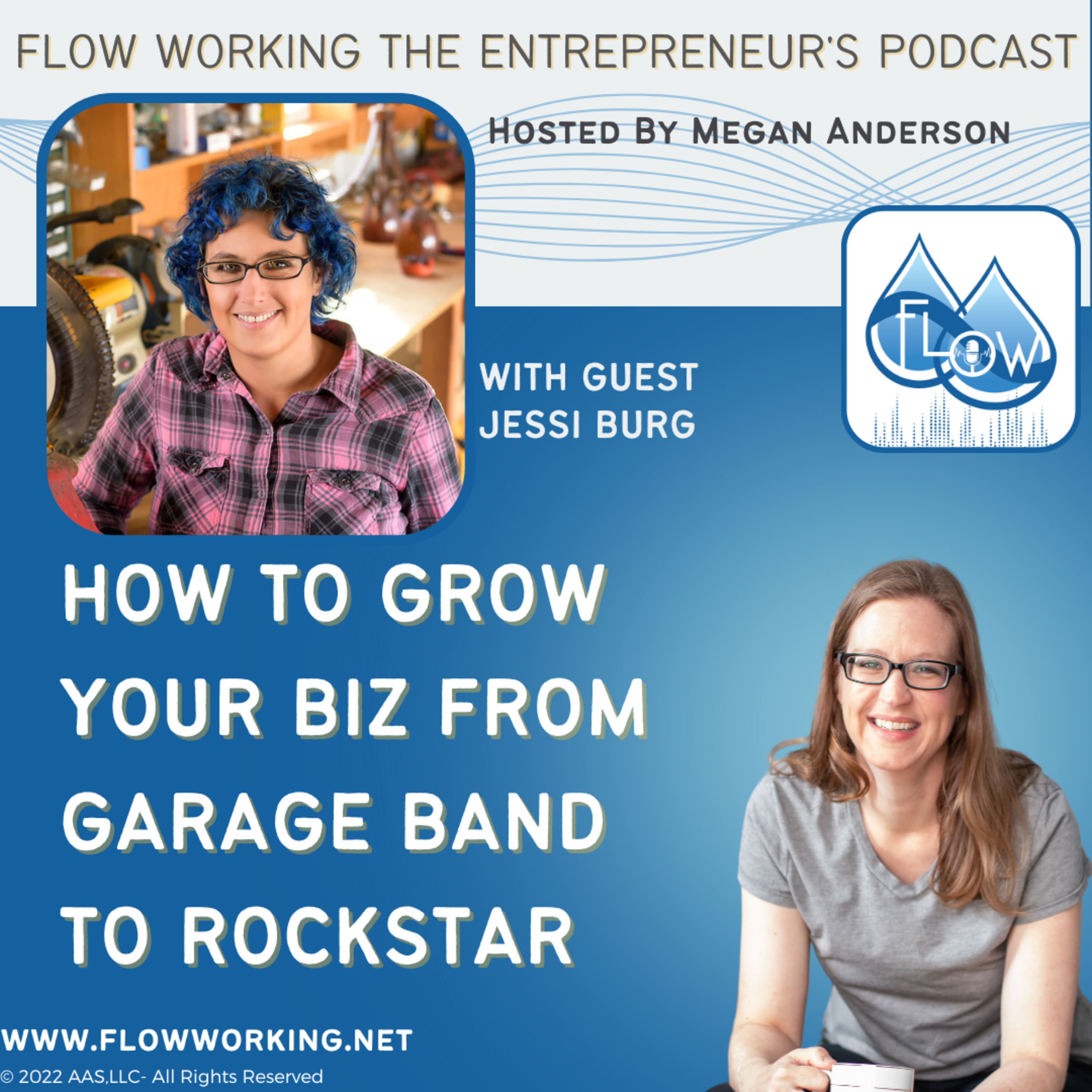 How to Grow Your Biz From Garage Band to Rockstar-with Jessi Burg episode artwork