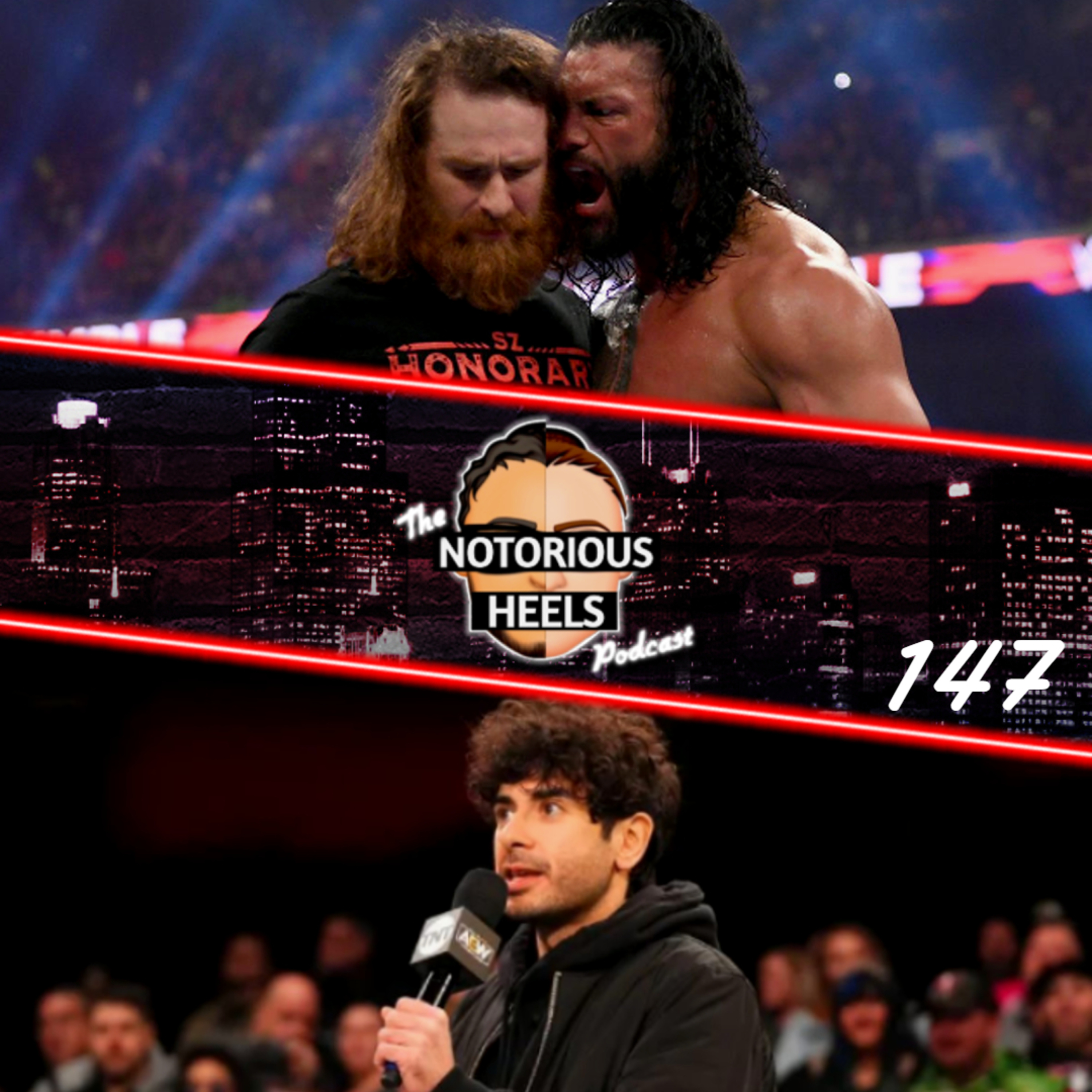 Sami Zayn vs Roman Reigns at EC?! AEW Streaming Service?! | Notorious Heels Podcast 147