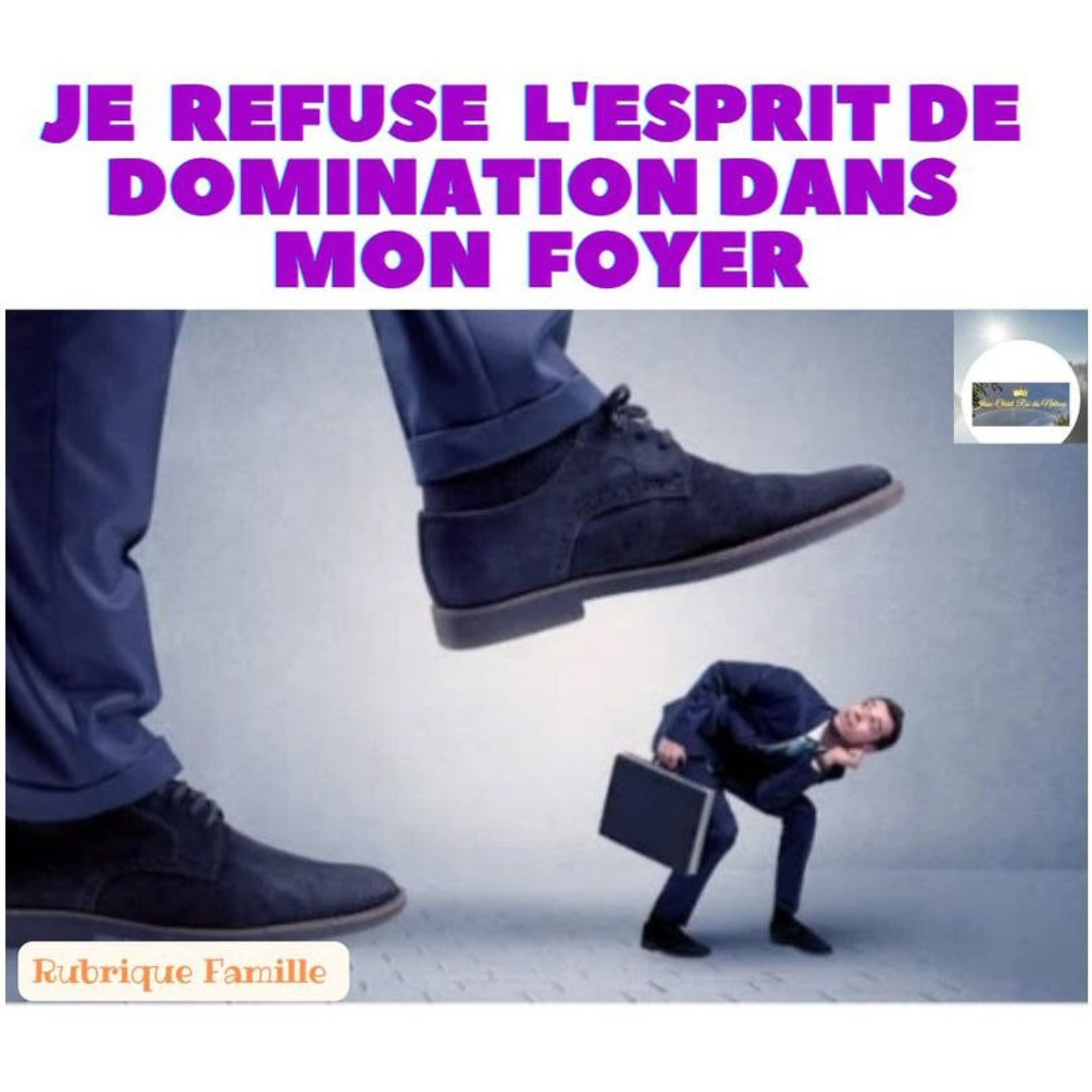 JE REFUSE L'ESPRIT DE DOMINATION DANS MON FOYER  episode artwork