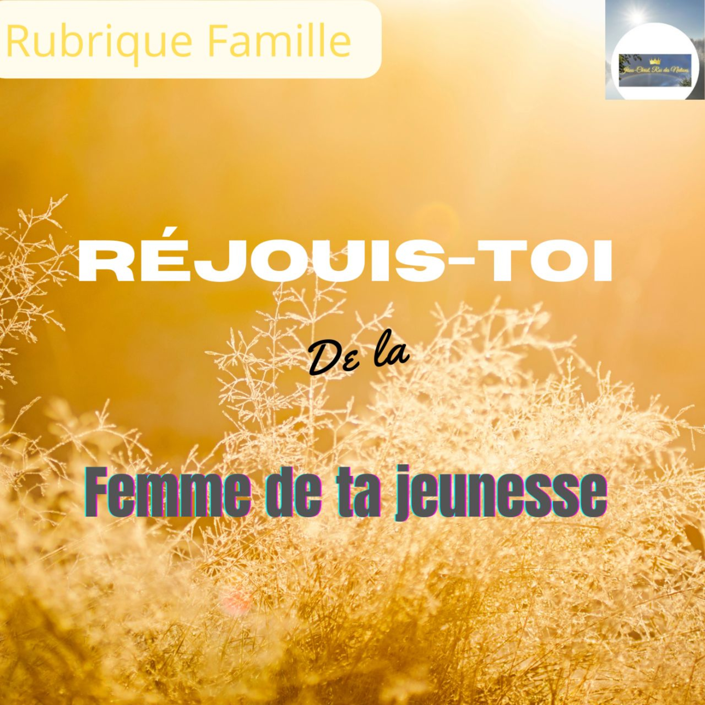 RÉJOUIS-TOI DE LA FEMME DE TA JEUNESSE 🎉 episode artwork