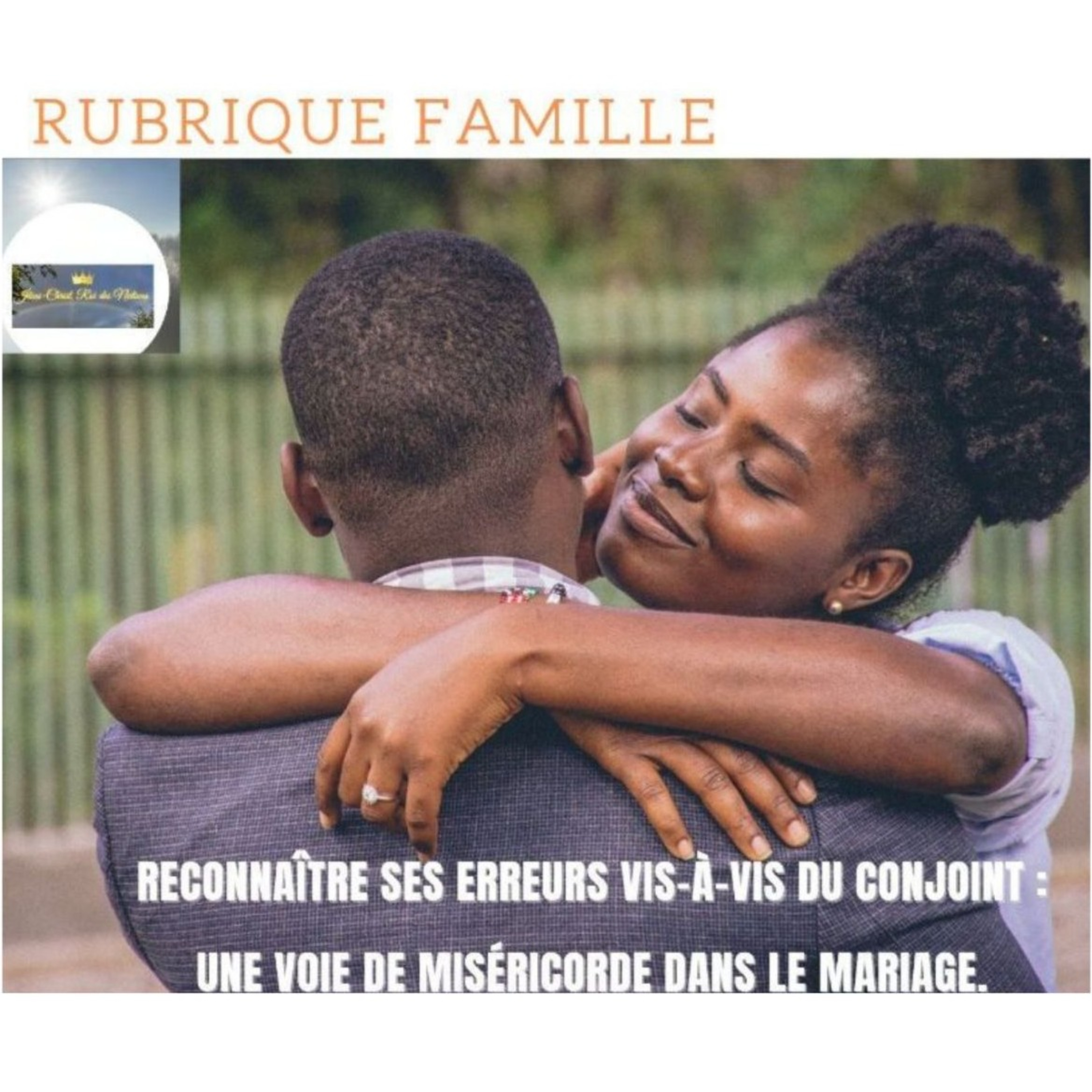 RECONNAÎTRE SES ERREURS VIS-À-VIS DE SON CONJOINT : UNE VOIE DE MISÉRICORDE DANS LE MARIAGE ✨ episode artwork