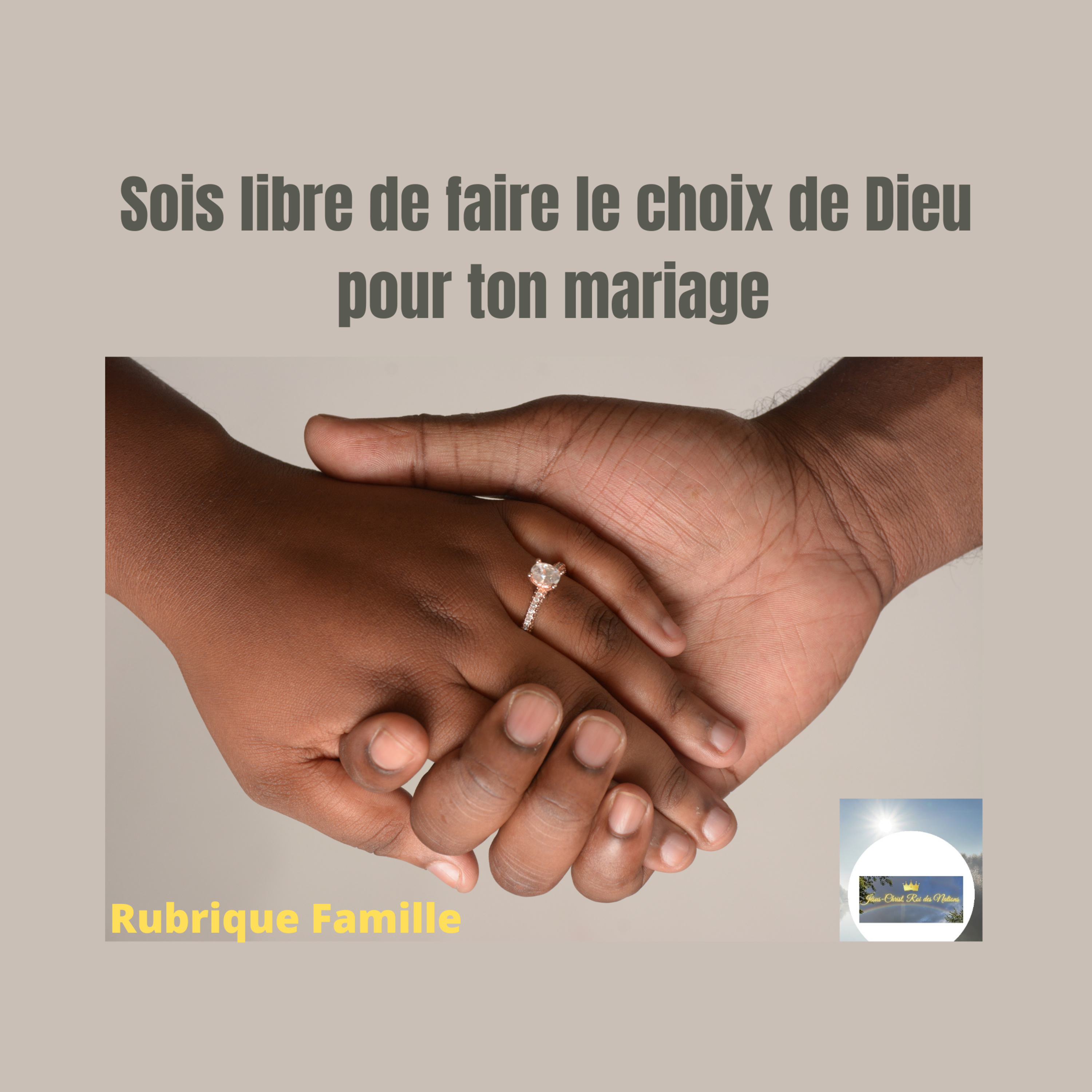 Sois libre de faire le choix de Dieu pour ton mariage.  episode artwork