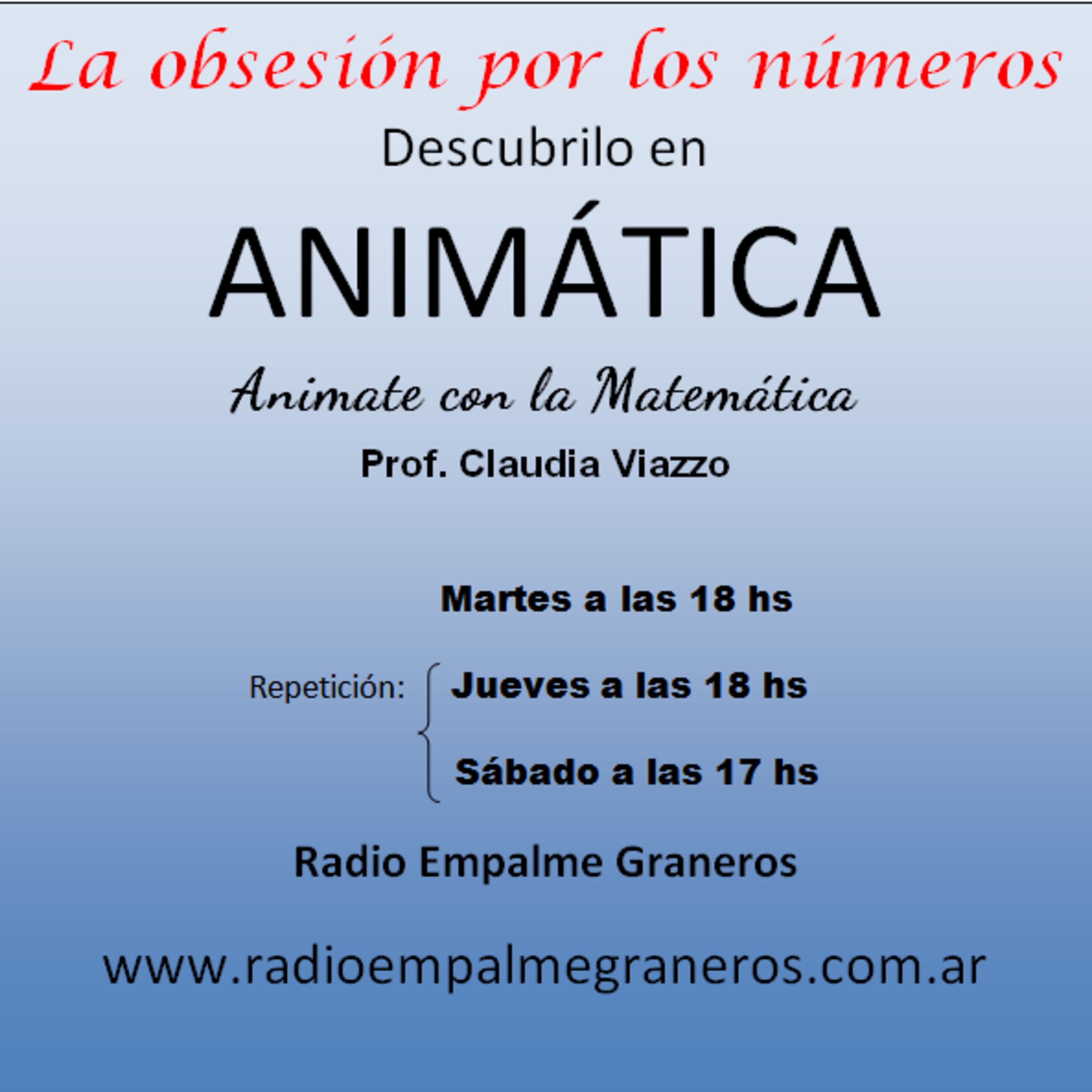 ANIMÁTICA: Animate con la matemática