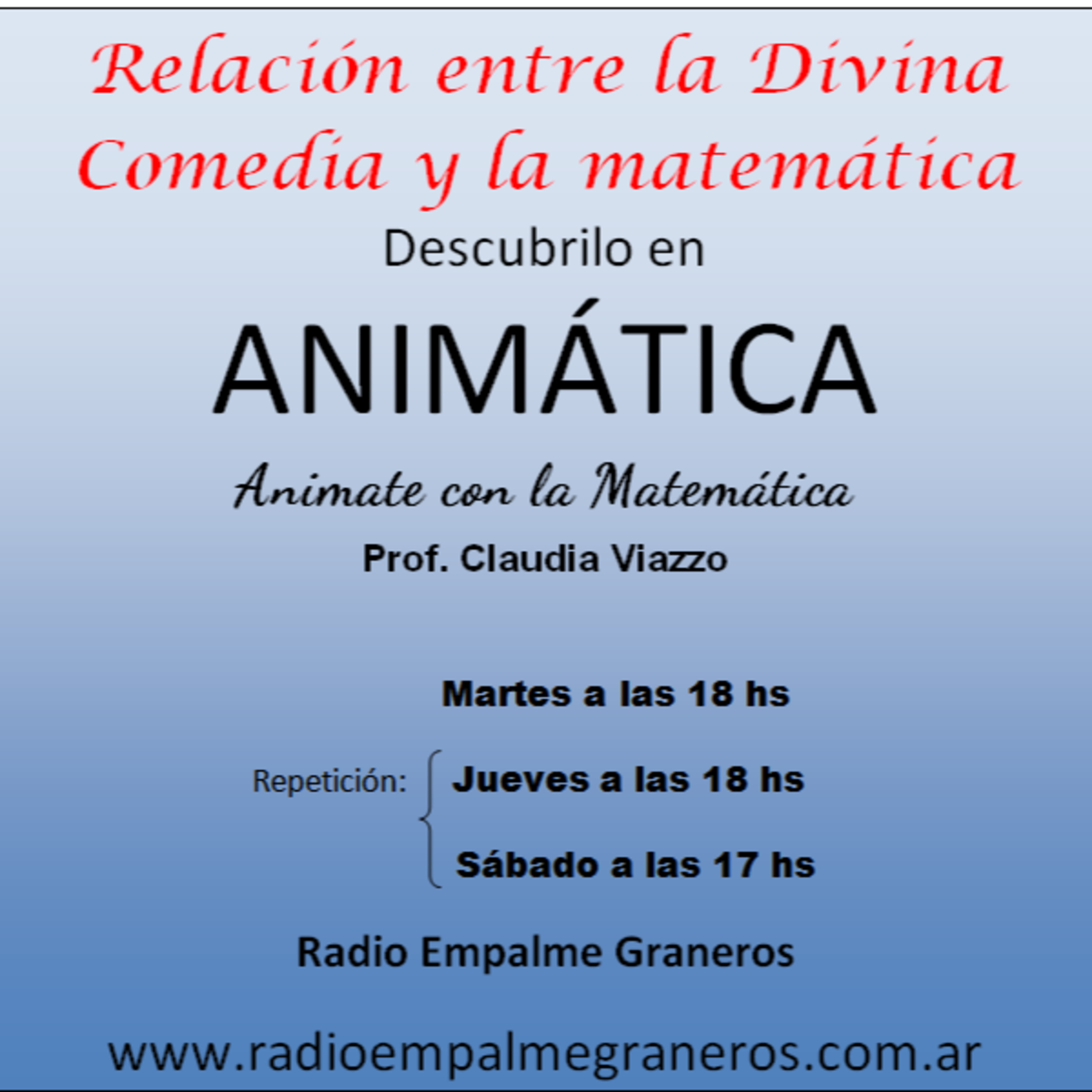 ANIMÁTICA: Animate con la matemática