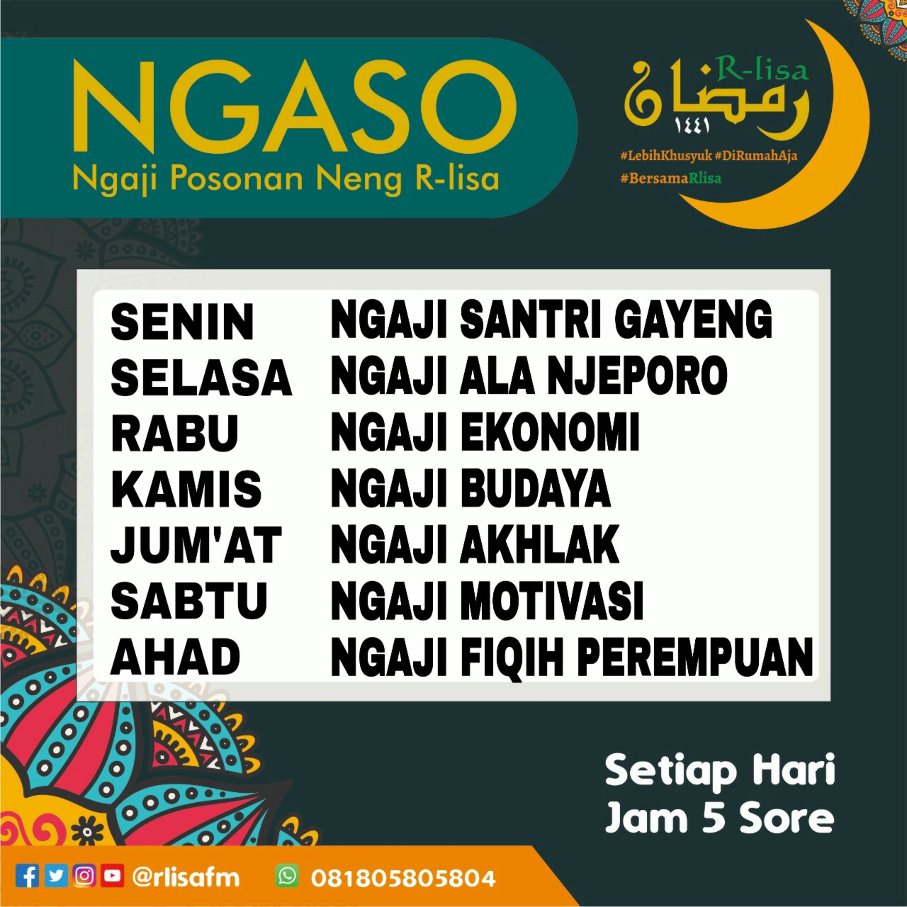 NGASO: Ngaji Fiqih Perempuan JILBAB DAN PEREMPUAN (Santi Andriani, 17/05/20)