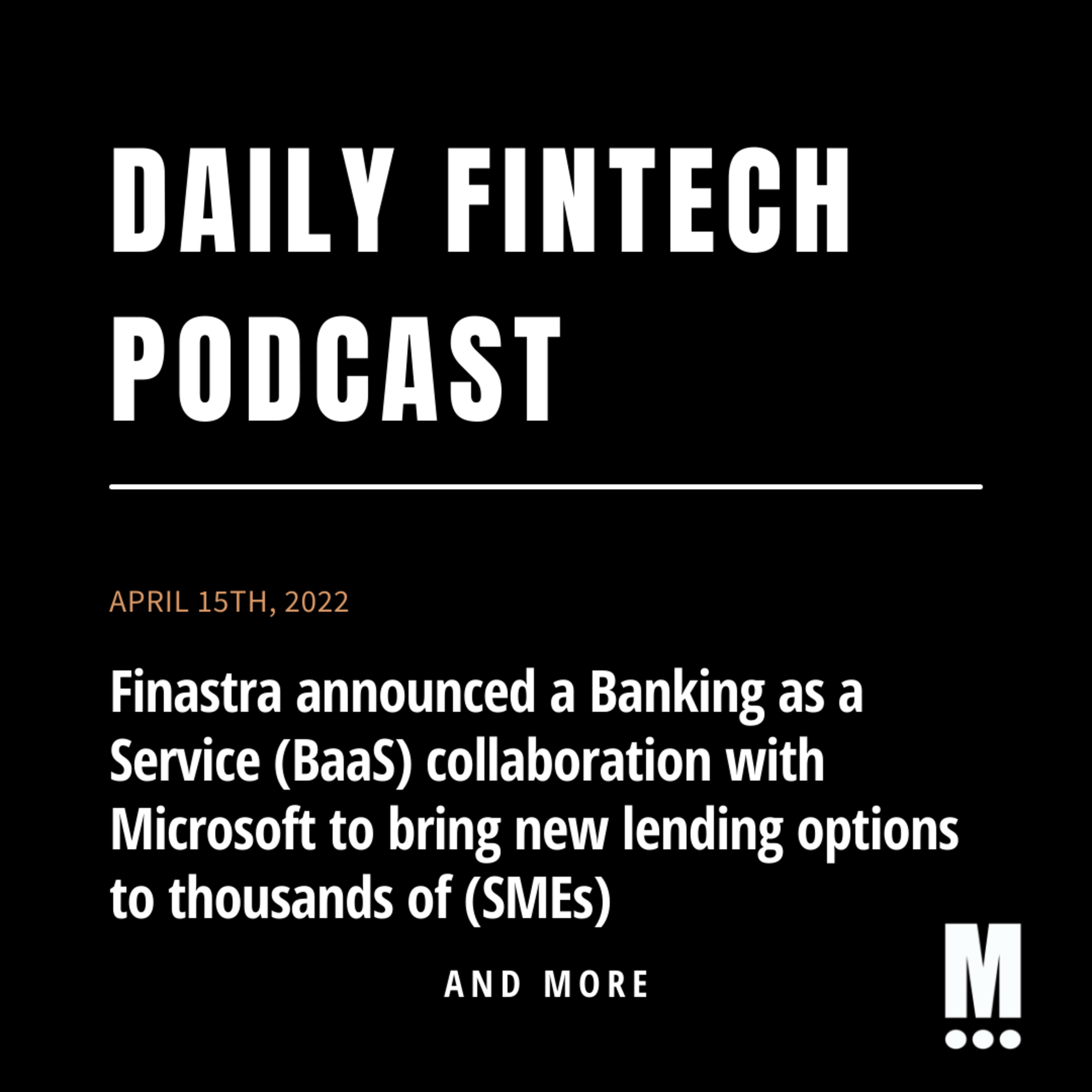 Connecting the dots in FinTech... by Marcel van Oost