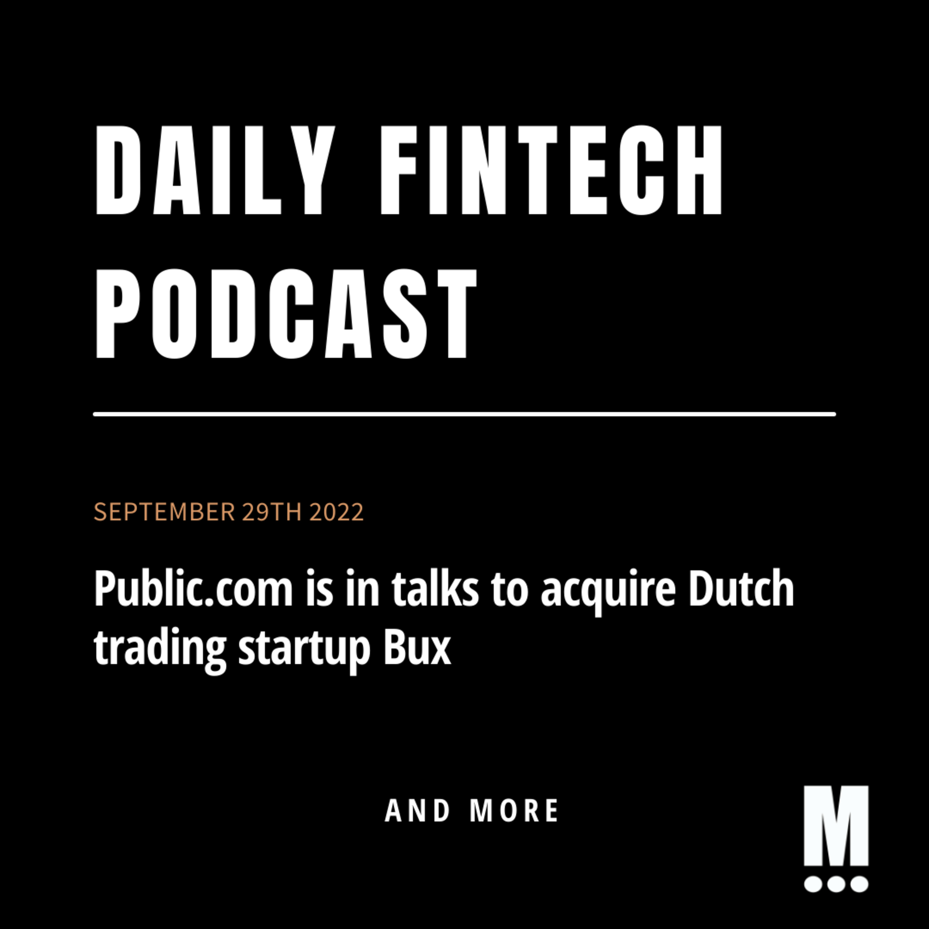 Connecting the dots in FinTech... by Marcel van Oost