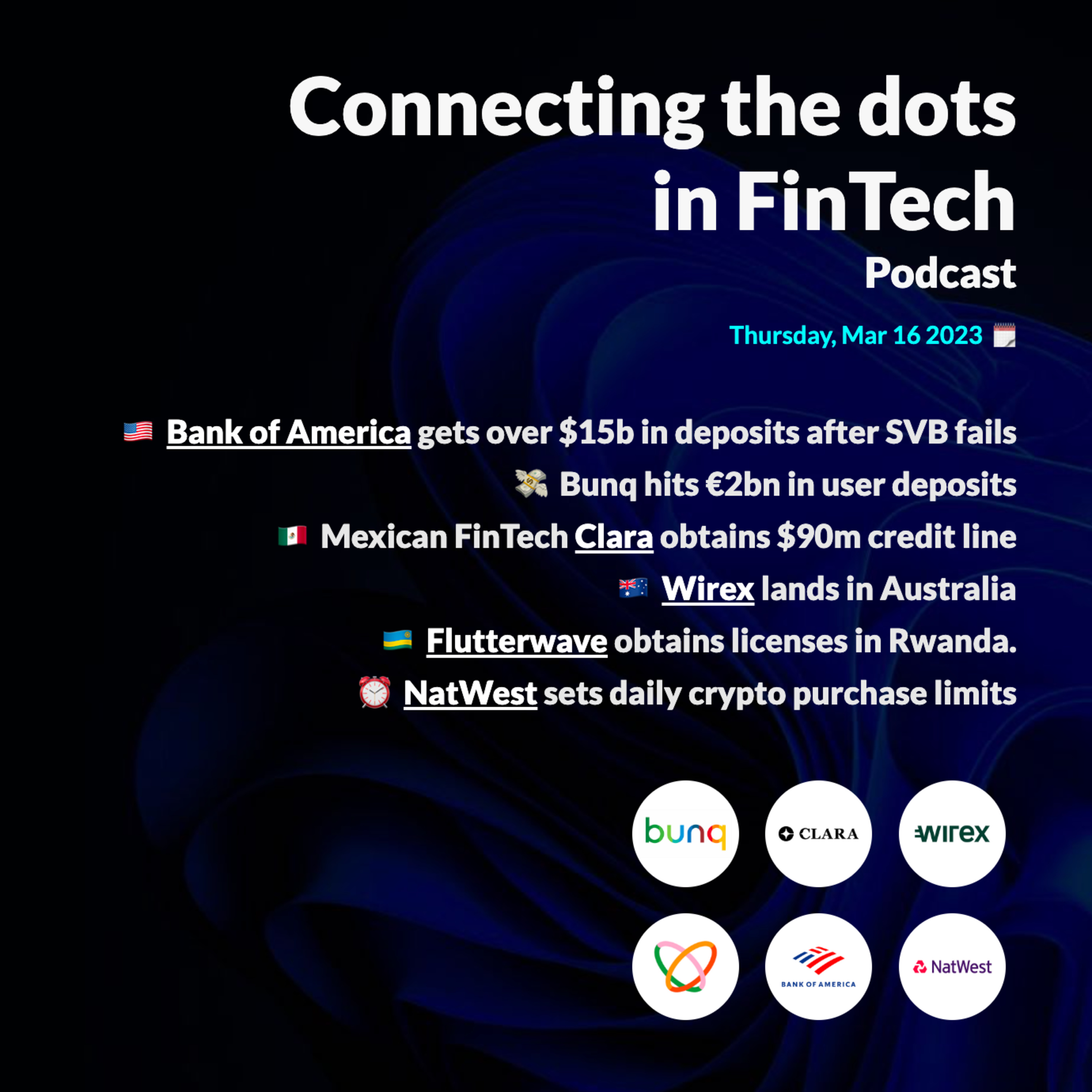 BofA gets over $15b in deposits after SVB fails; Bunq hits €2bn in deposits & more