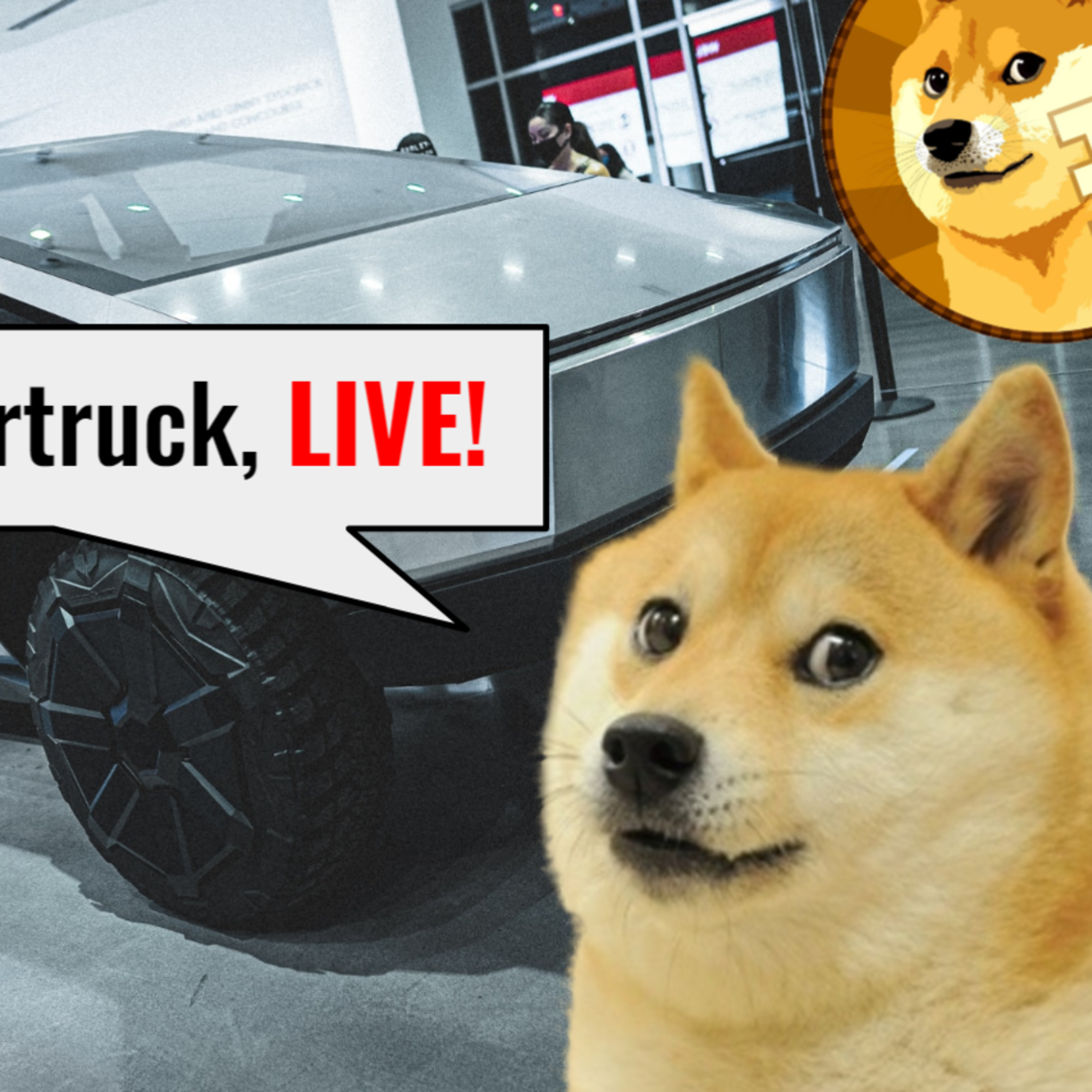 Shotgun News | Buying a Tesla Cybertruck with Dogecoin (Live) on Air! + We Discuss Other Random Topics  episode artwork