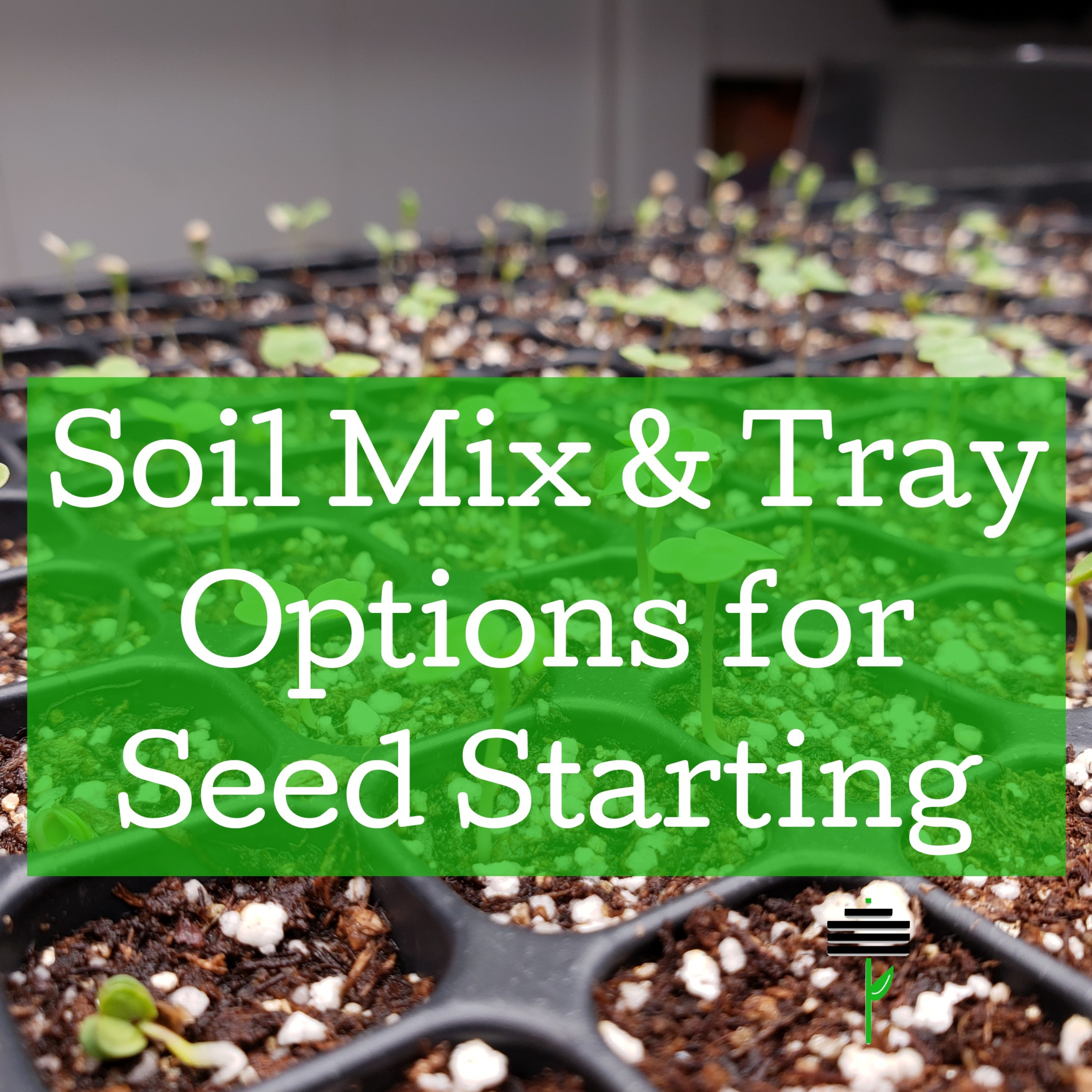 Soil Mix & Tray Options for Seed Starting