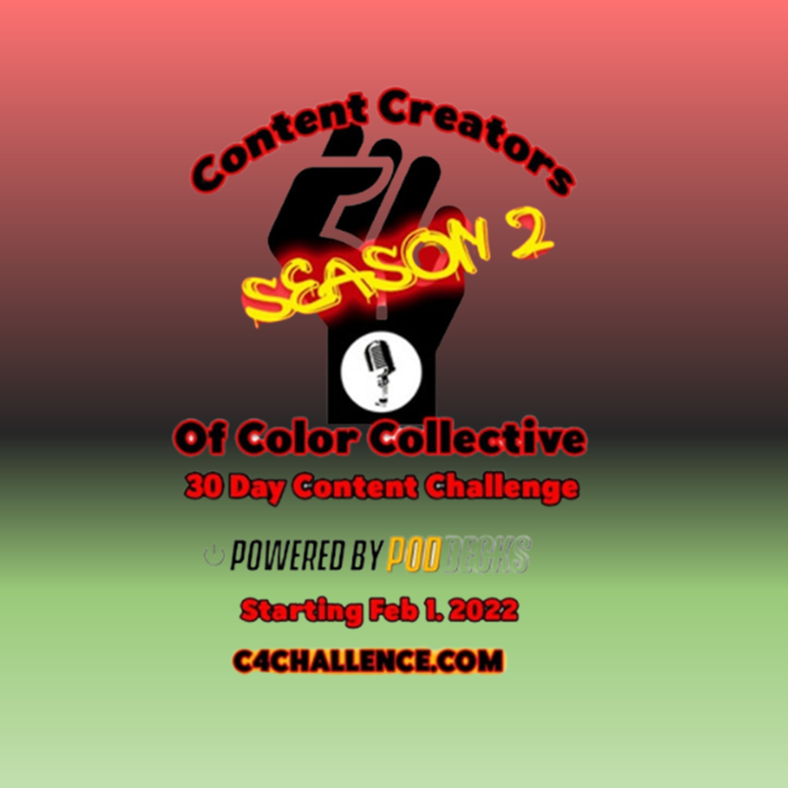 Content Creatives of Color 30 Day Challenge