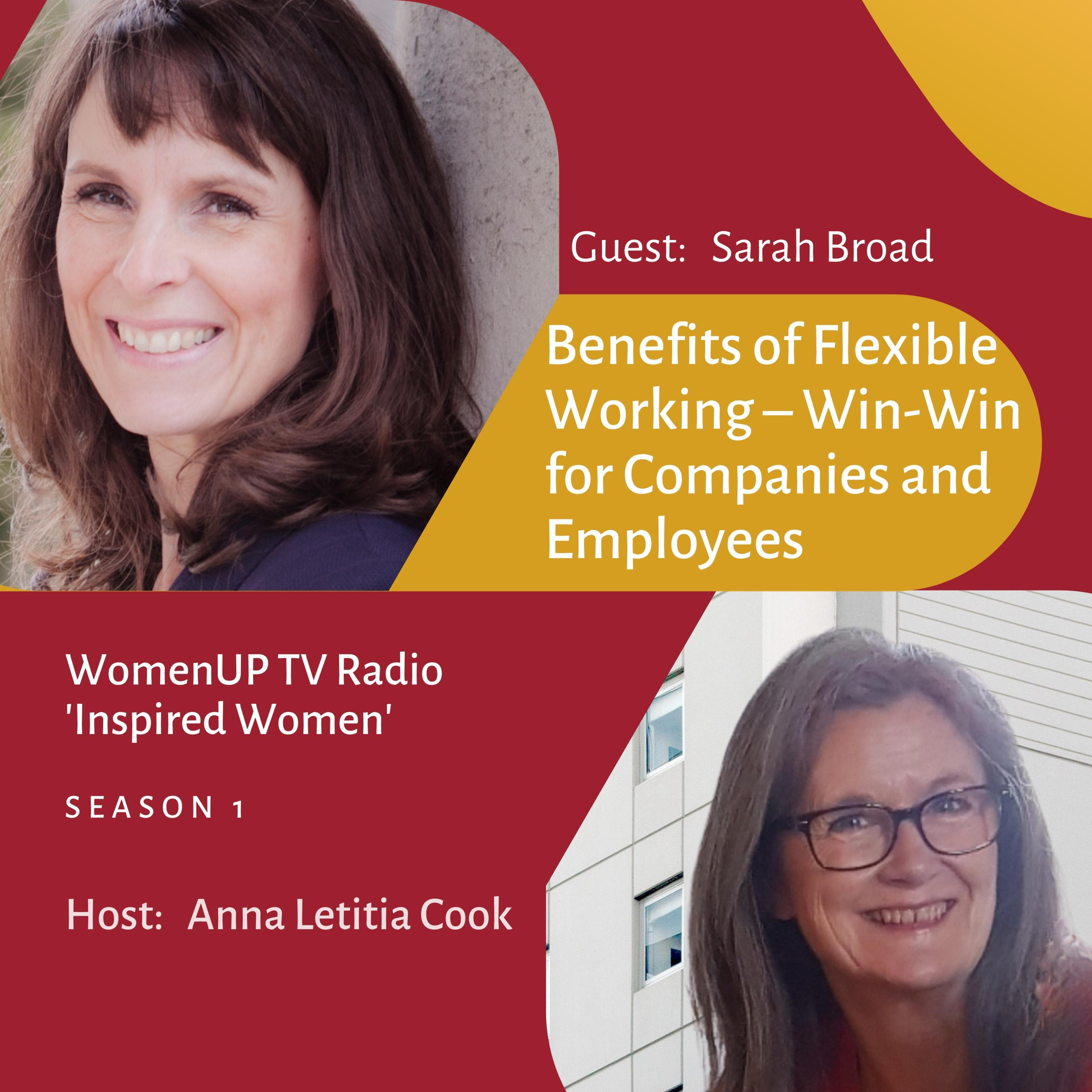 Sarah Broad: Benefits of Flexible Working – Win-Win for Companies and Employees episode artwork