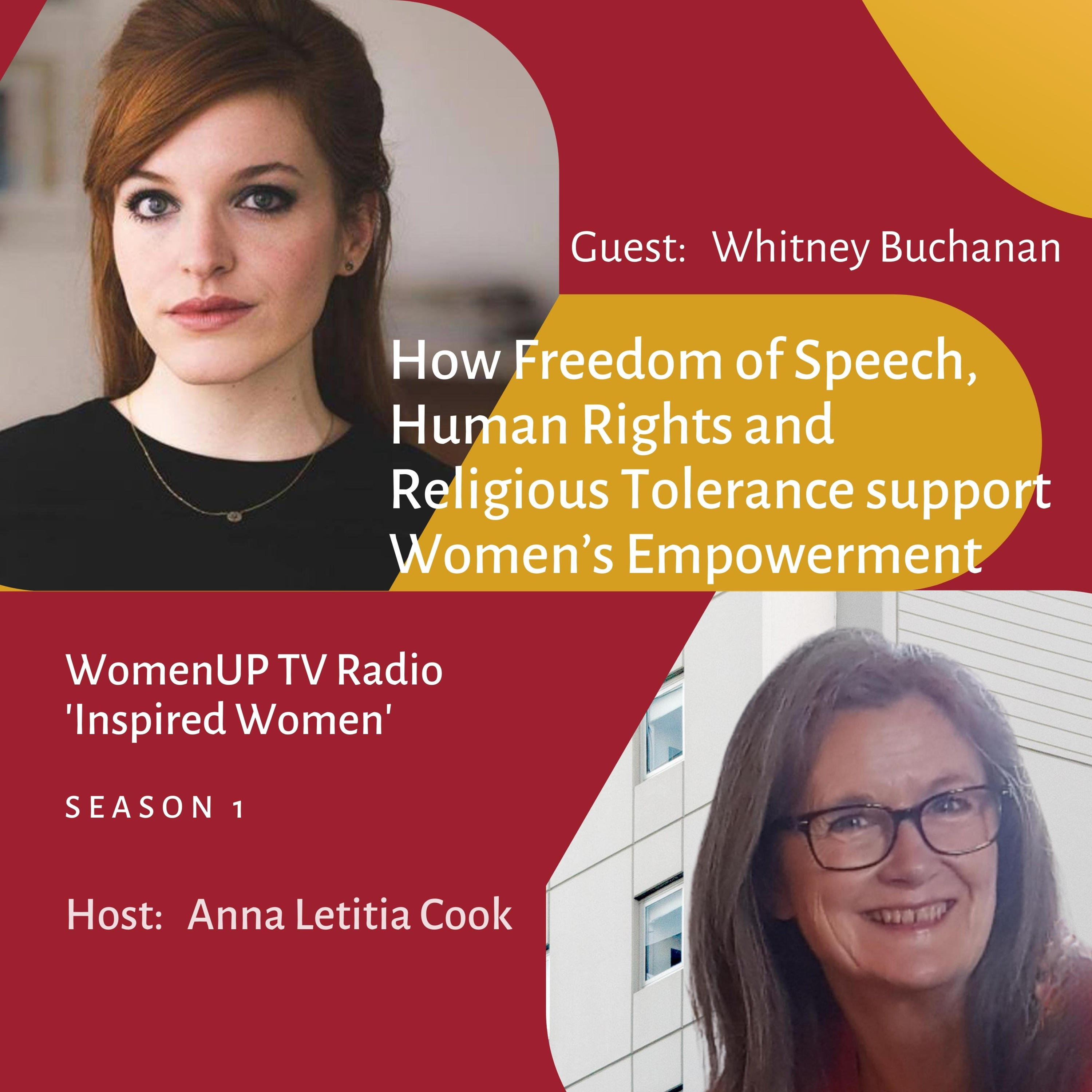 Whitney Buchanan – How Freedom of Speech, Human Rights and Religious Tolerance support Women’s Empowerment episode artwork